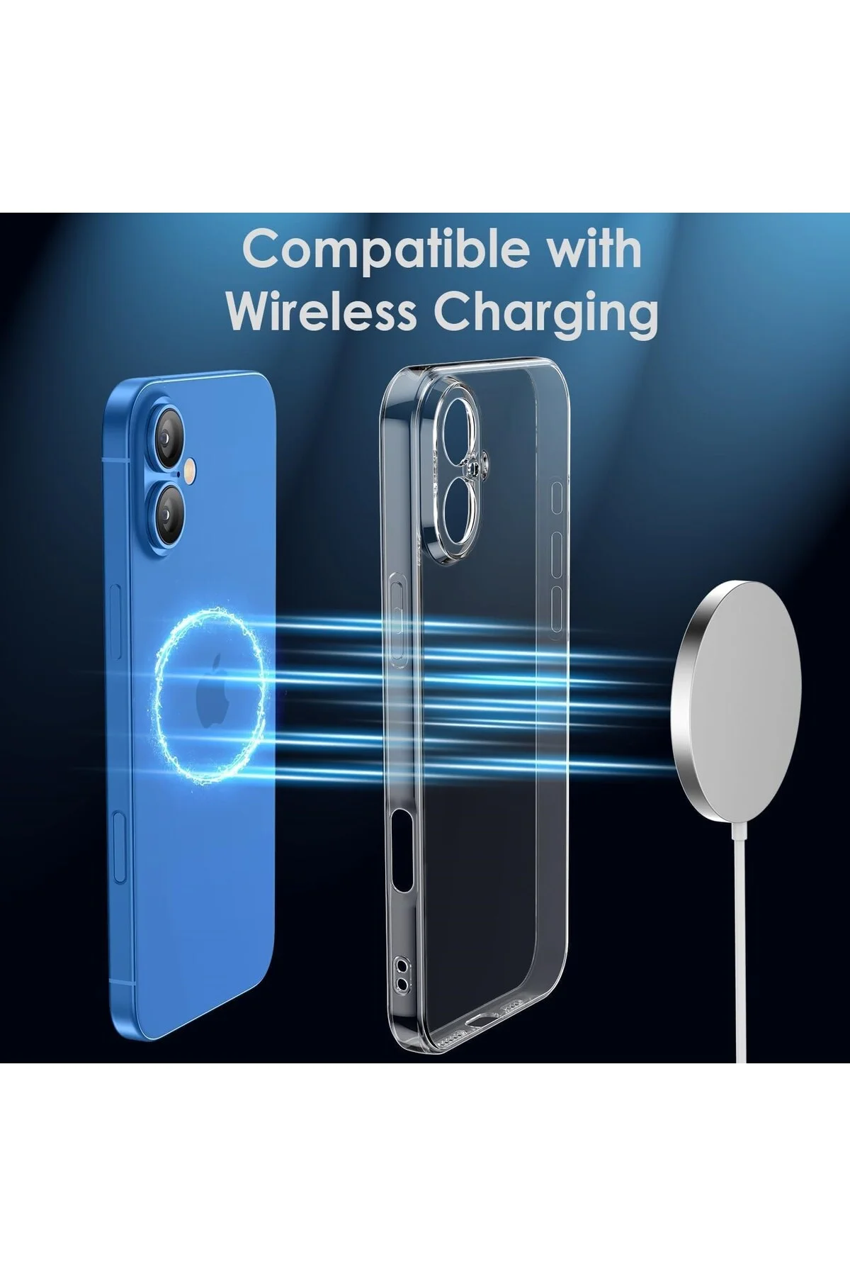 Apple iPhone 16 Pro Kılıf Süper Silikon Şeffaf - Logis Görsel 4