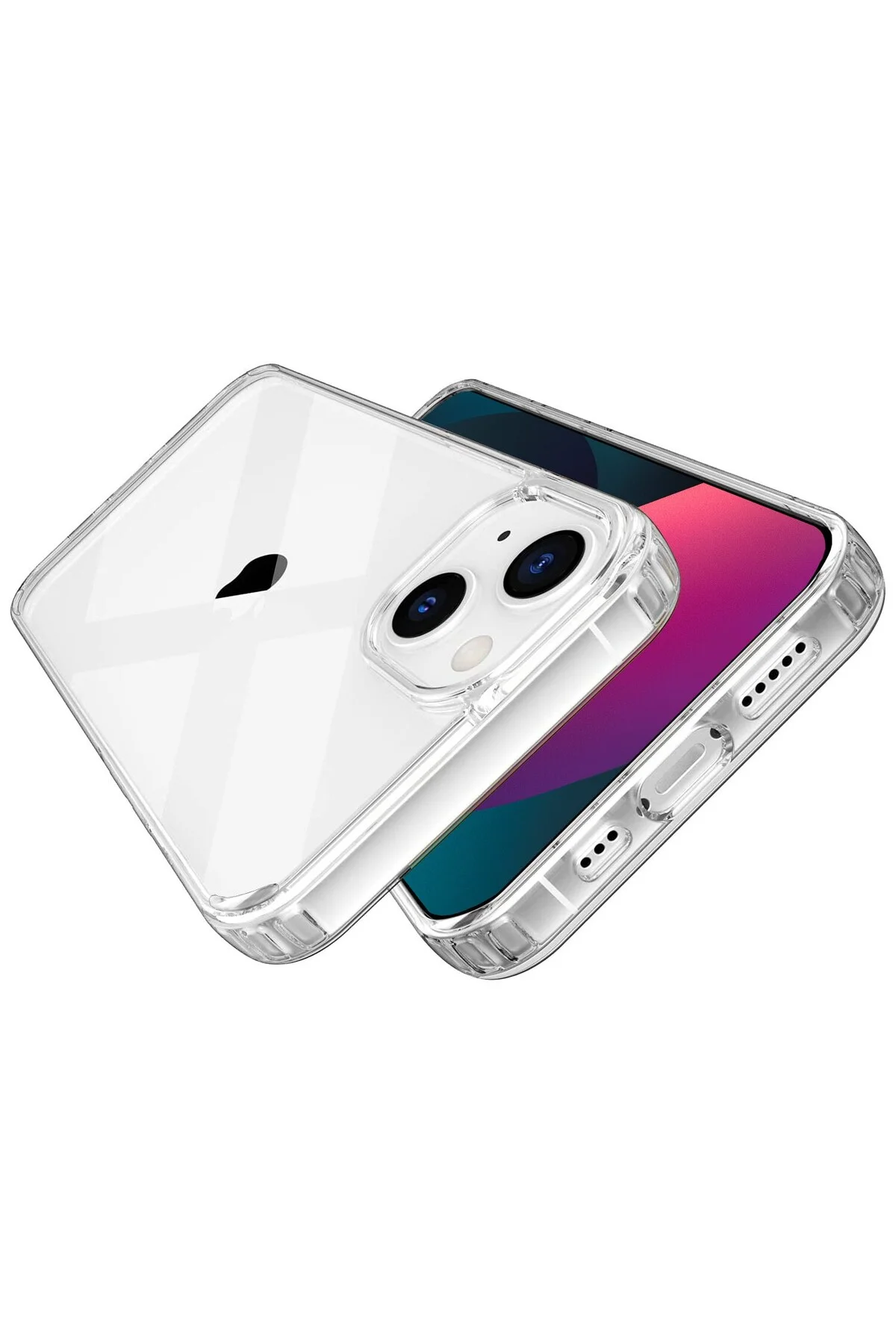 Apple iPhone 15 Pro Şeffaf Kılıf Silikon Koruma - Logis Görsel 3