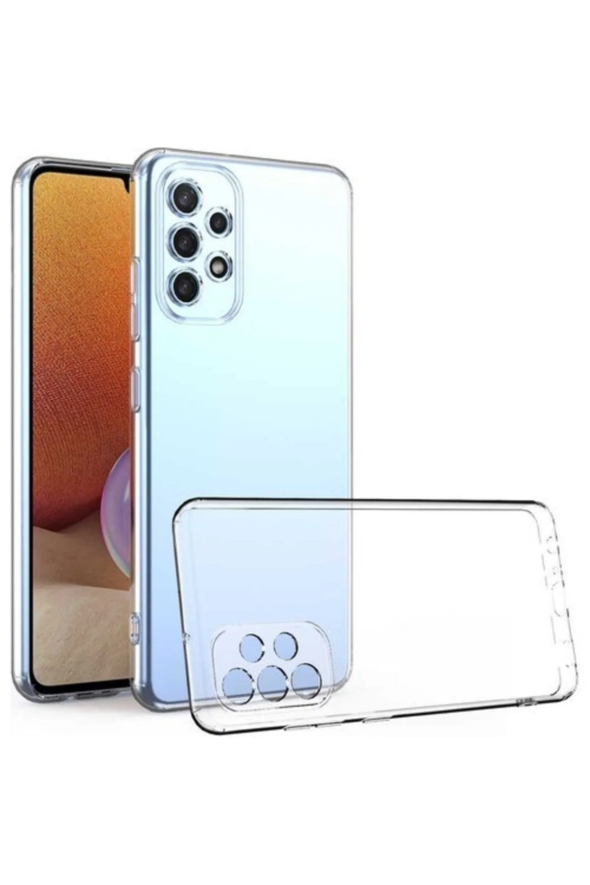 Samsung Galaxy A73 Uyumlu Ultra Ince Kamera Korumalı Şeffaf Silikon Kılıf - Logis Görsel 3