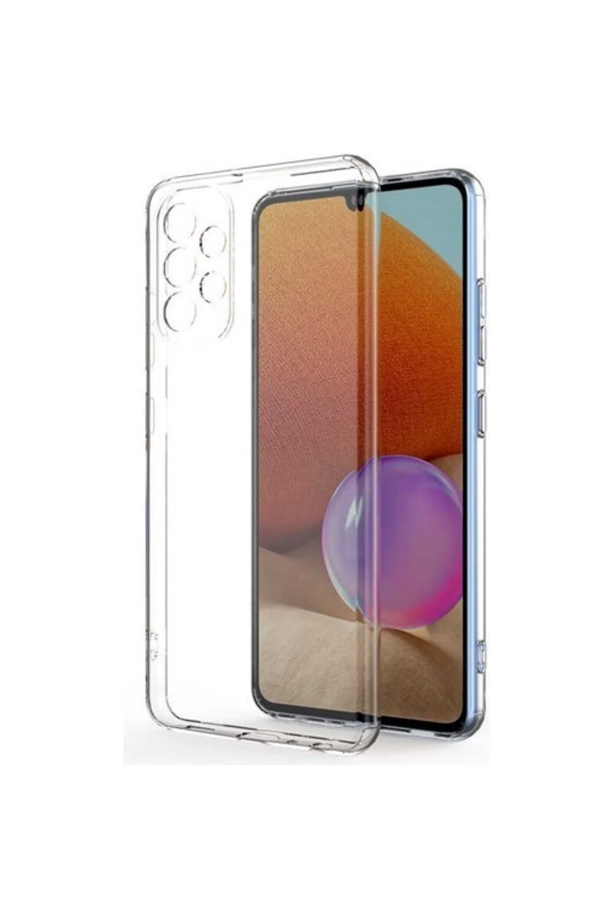 Samsung Galaxy A73 Uyumlu Ultra Ince Kamera Korumalı Şeffaf Silikon Kılıf