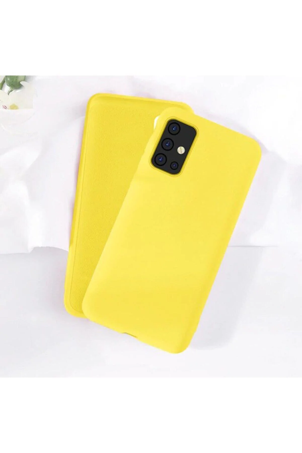 Samsung Galaxy A52 Kılıf Velvet İçi Kadife Lansman Silikon Uyumlu