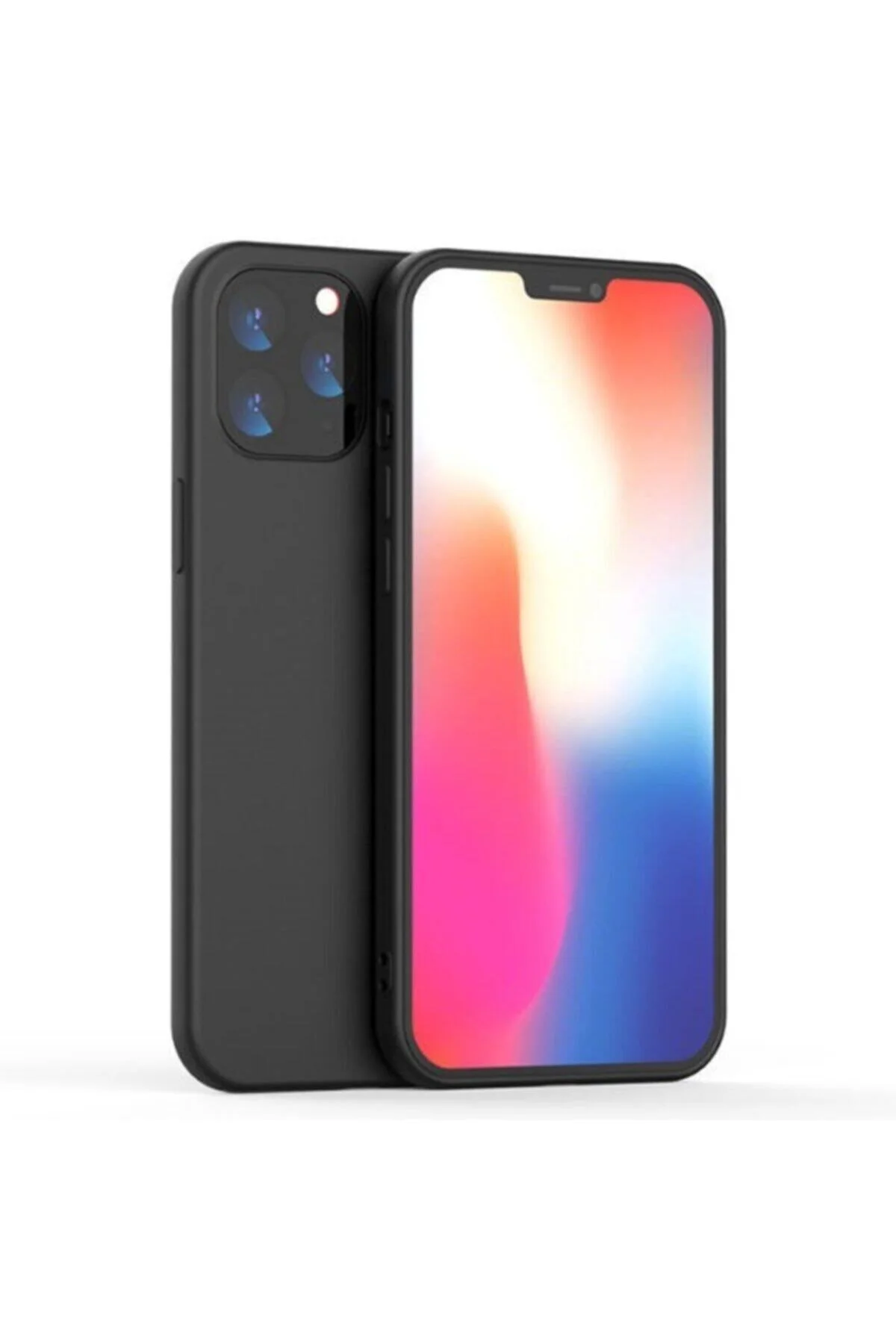 Iphone 12 Mini 5.4 Kılıf Içi Kadife Silikon Lansman Tam Koruma - Logis Görsel 5