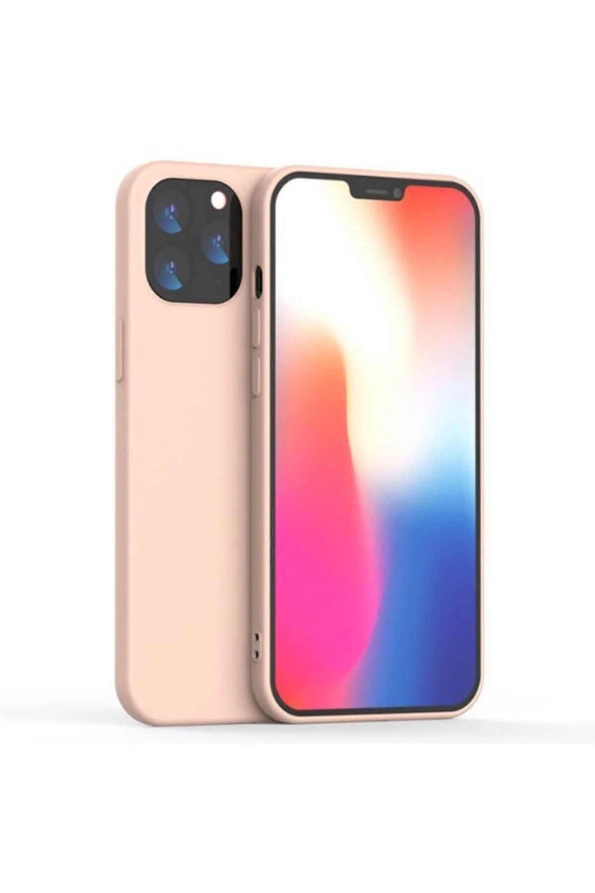 Iphone 12 Mini 5.4 Kılıf Içi Kadife Silikon Lansman Tam Koruma
