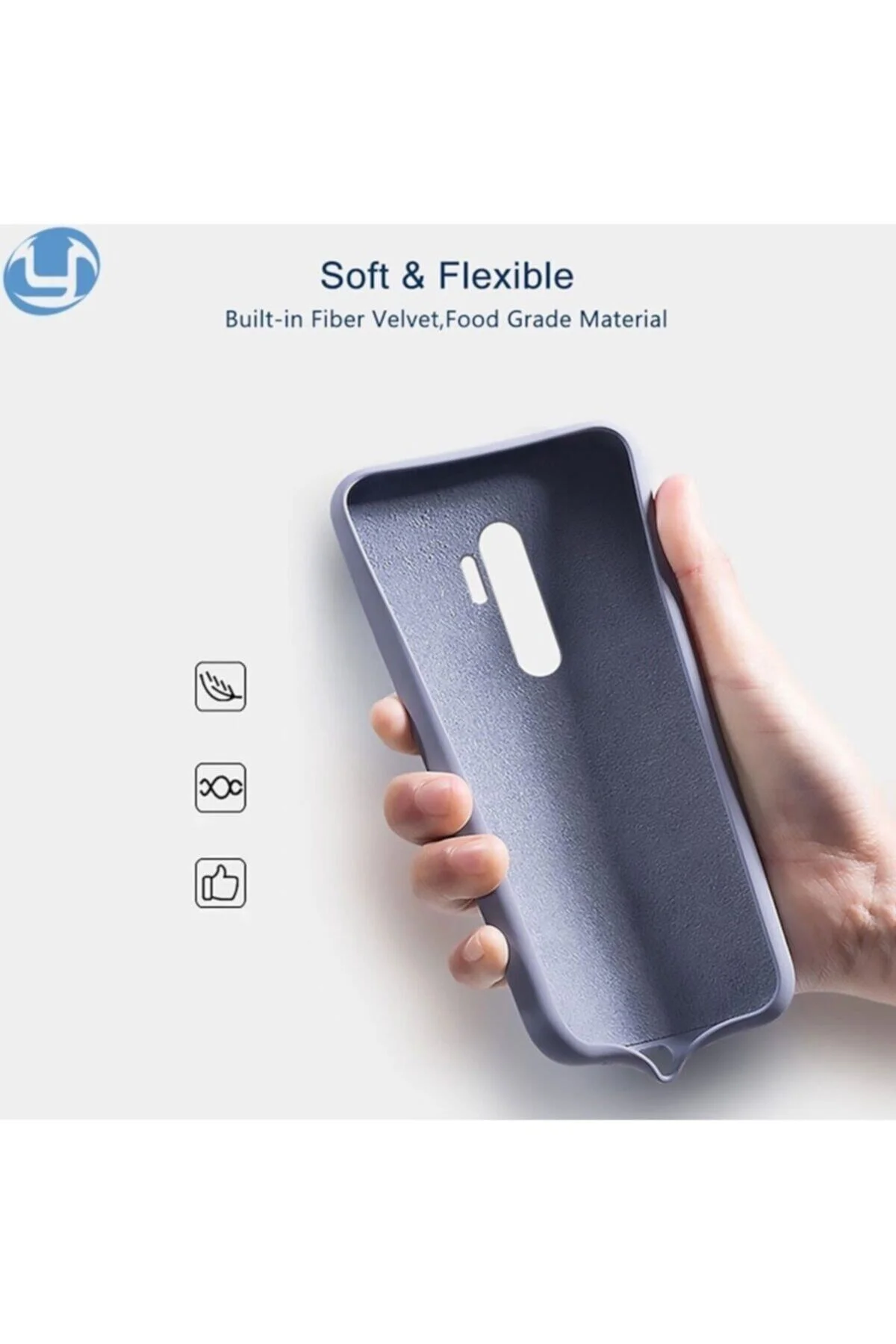 Redmi Note 8 Pro Uyumlu Kılıf Velvet Içi Kadife Lansman Silikon - Logis Görsel 5
