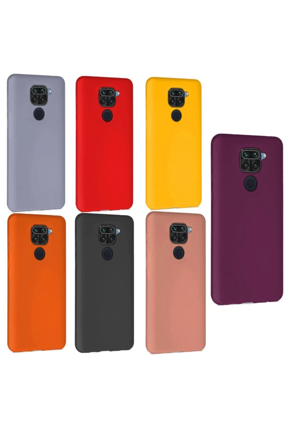Xiaomi Redmi Note 9 Uyumlu Kılıf Liquid İçi Kadife Lansman Velvet Silikon - Logis Görsel 3