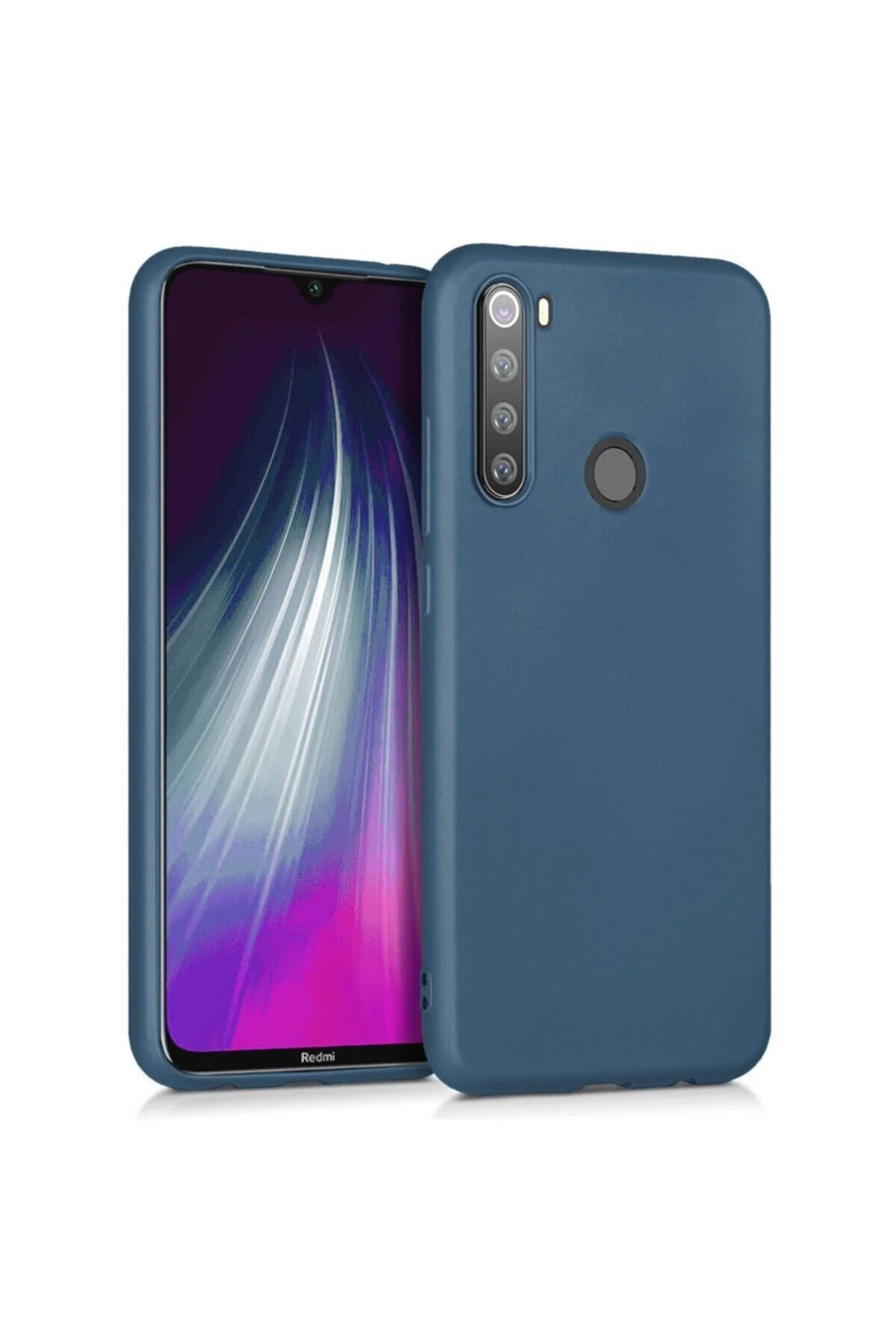 Xiaomi Redmi Note 8 Uyumlu Kılıf Liquid Içi Kadife Tam Koruma Silikon - Logis Görsel 2
