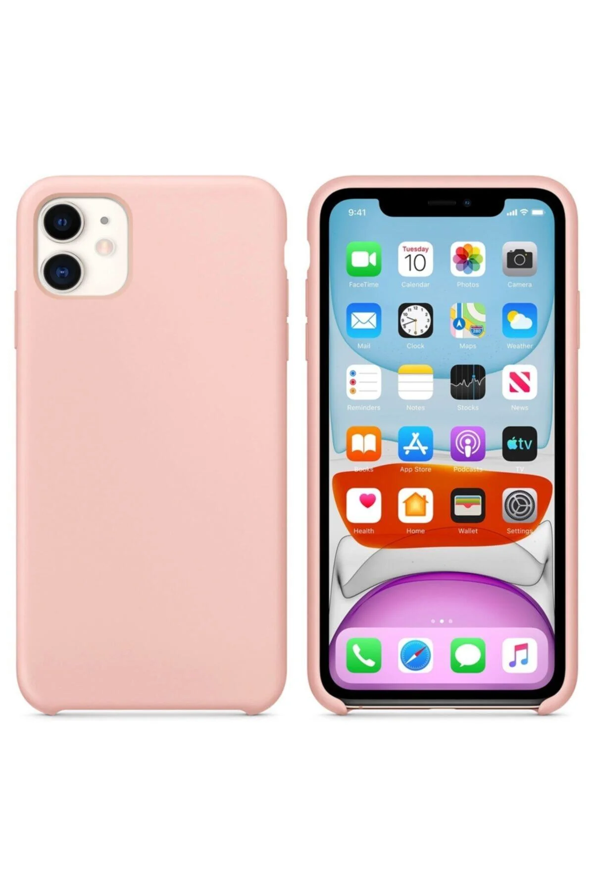 Iphone 11 Uyumlu Kılıf Velvet Içi Kadife Lansman Silikon - Logis Görsel 2