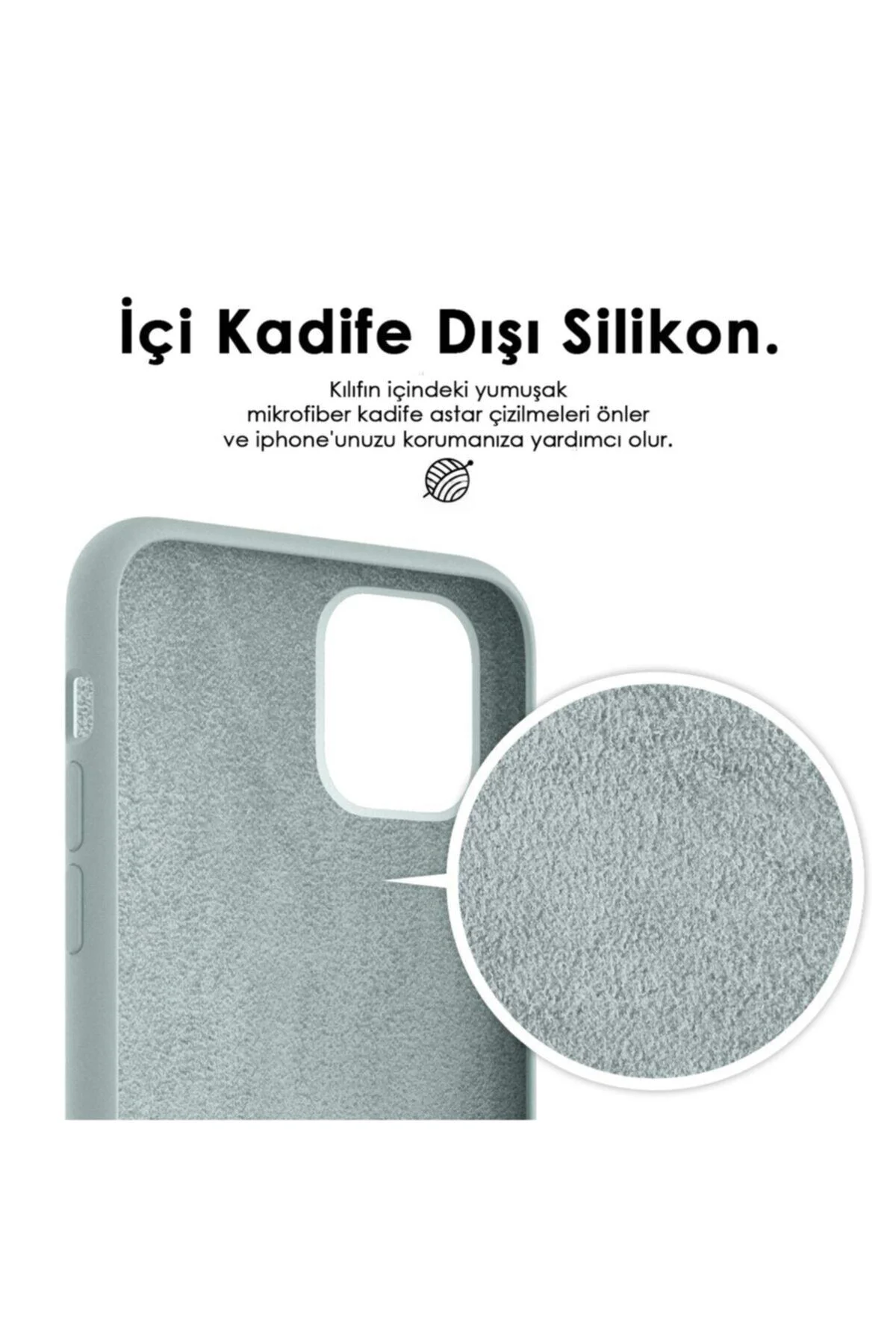Iphone Se 2020 Uyumlu Kılıf Içi Kadife Silikon Lansman Tam Koruma - Logis Görsel 5