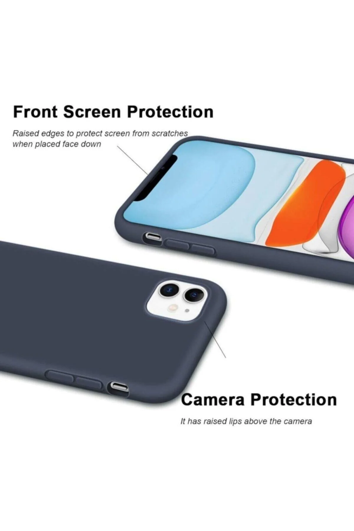 Iphone 12 Uyumlu Kılıf Velvet Içi Kadife Lansman Silikon Kılıf - Logis Görsel 6