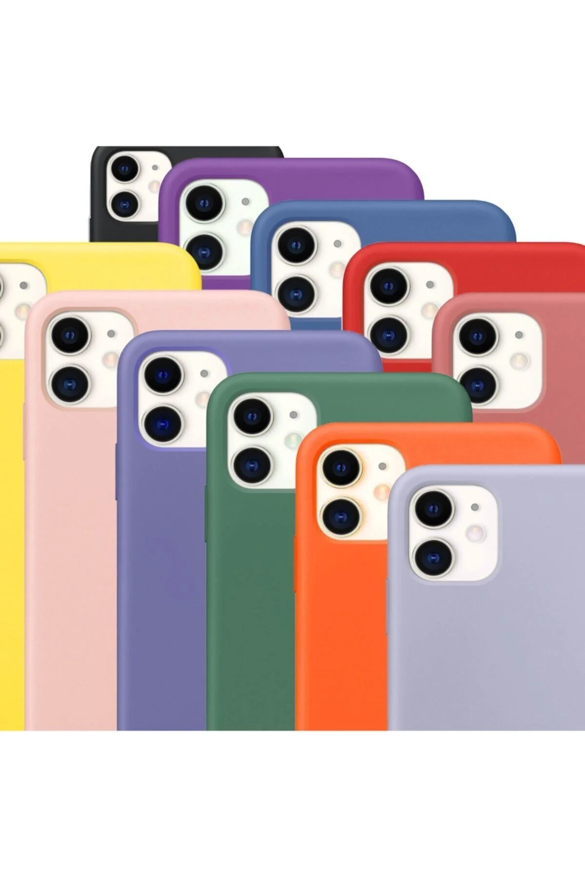 Iphone 12 Uyumlu Kılıf Velvet Içi Kadife Lansman Silikon Kılıf - Logis Görsel 3