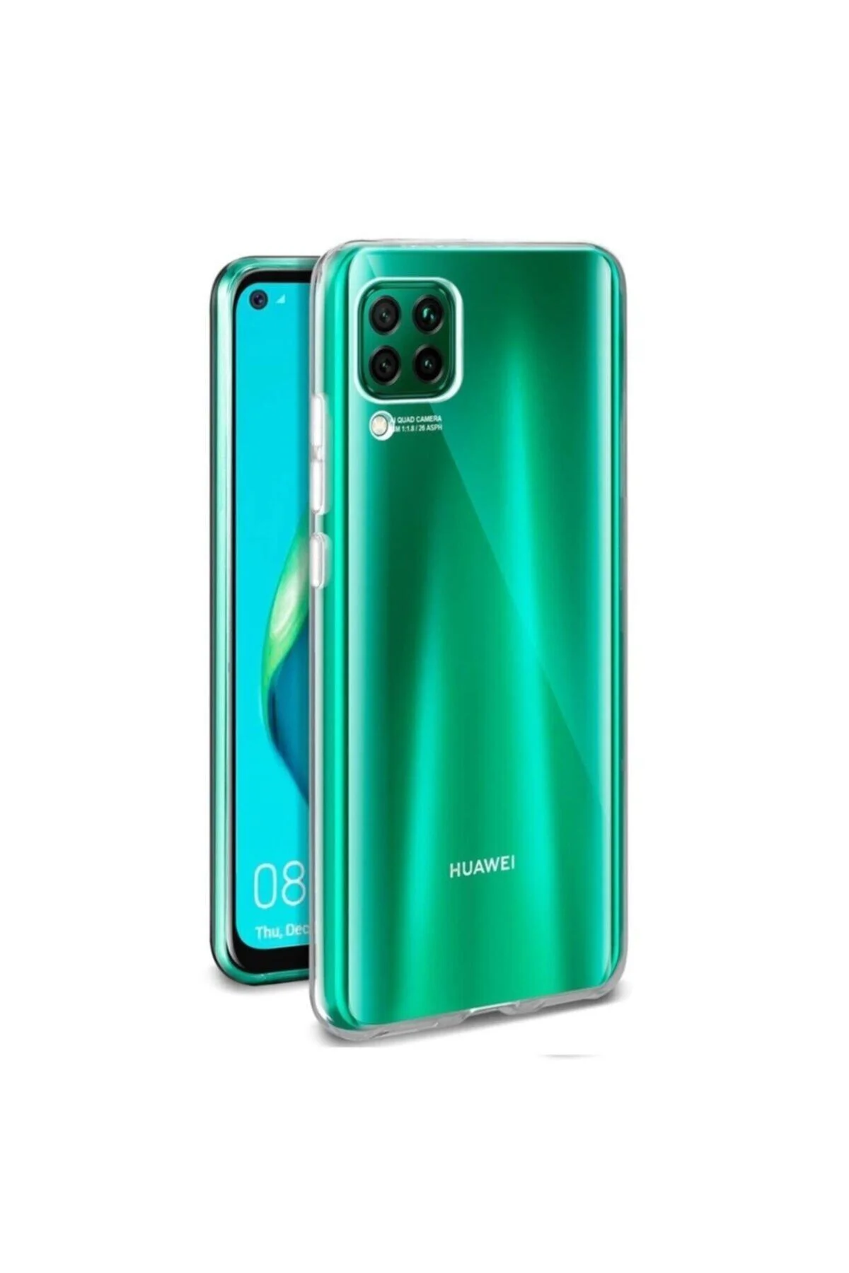 Huawei P40 Lite Kılıf Premium Şeffaf Silikon Kılıf - Logis Görsel 2