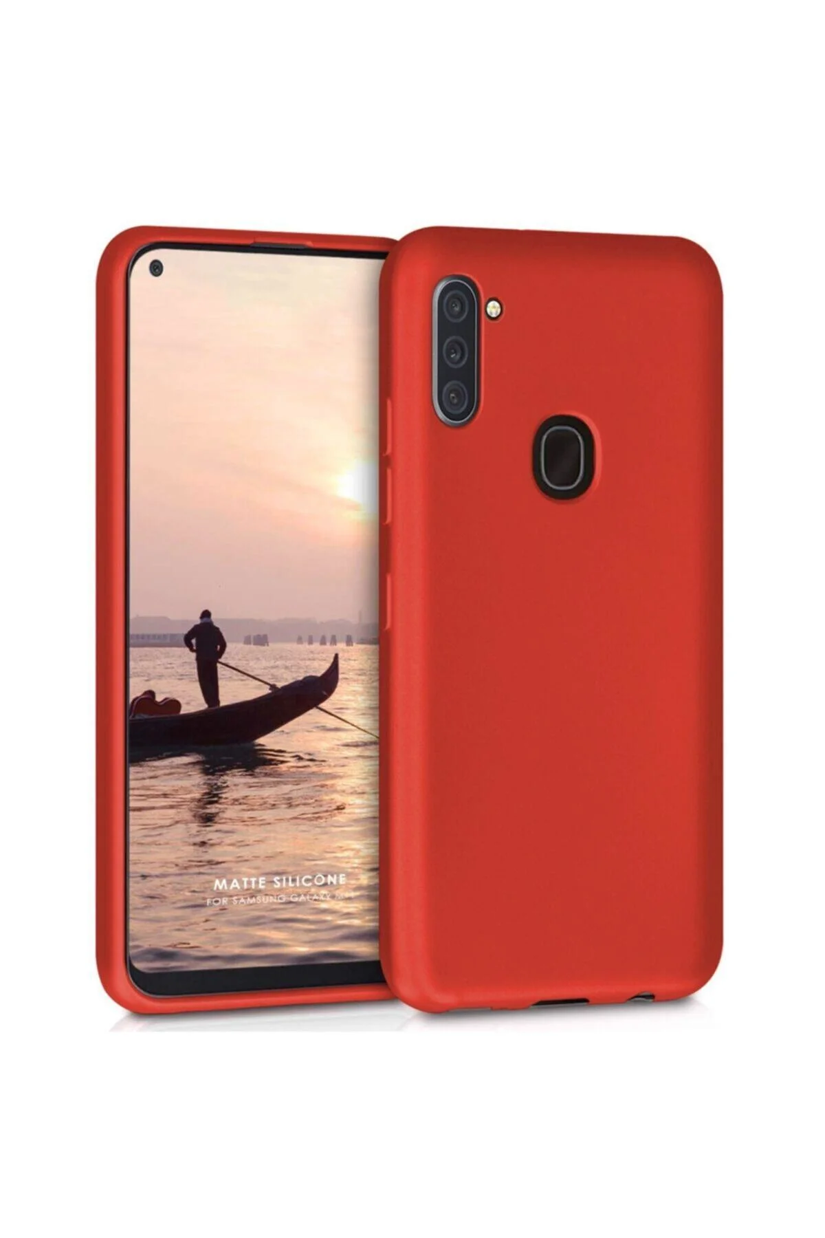 Samsung Galaxy M11 Uyumlu Kılıf Liquid İçi Kadife Lansman Velvet Silikon - Logis Görsel 2