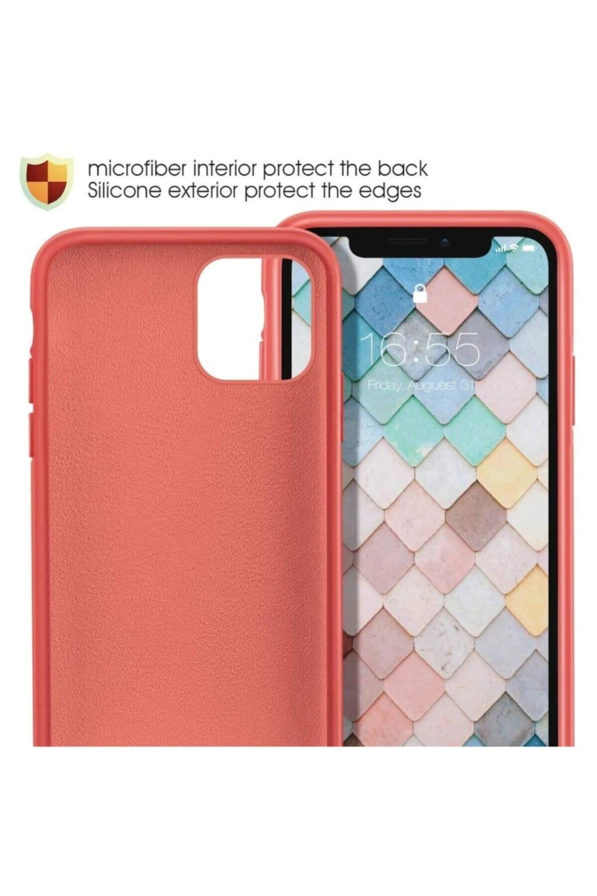Samsung Galaxy M11 Uyumlu Kılıf Liquid İçi Kadife Lansman Velvet Silikon - Logis Görsel 5