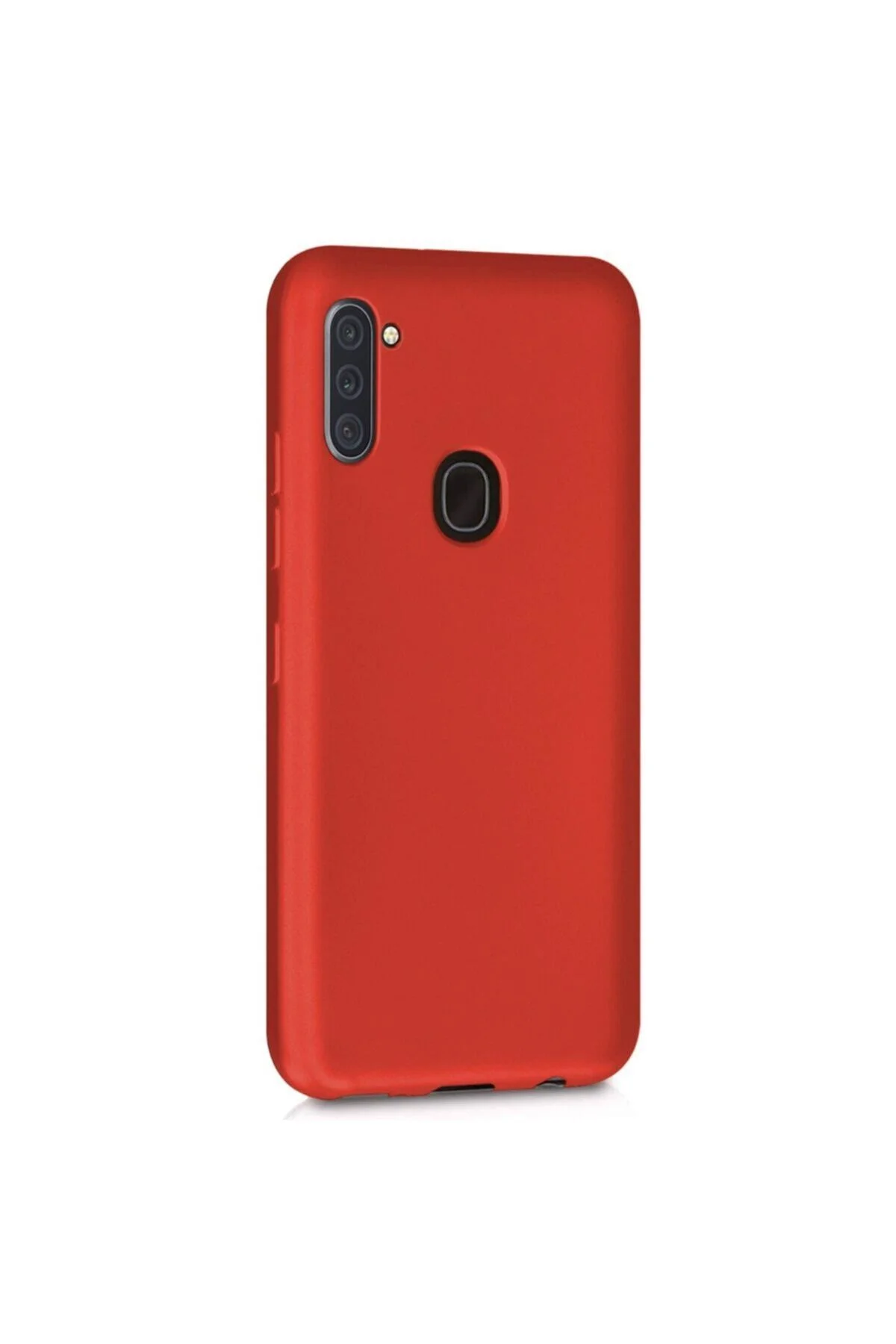 Samsung Galaxy M11 Uyumlu Kılıf Liquid İçi Kadife Lansman Velvet Silikon