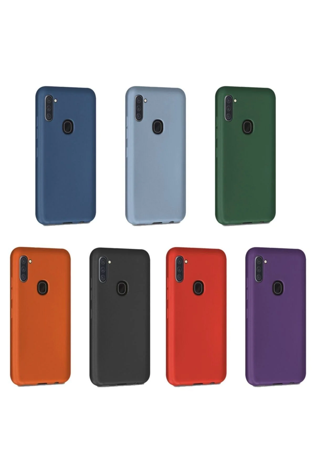 Samsung Galaxy M11 Uyumlu Kılıf Liquid İçi Kadife Lansman Velvet Silikon - Logis Görsel 3