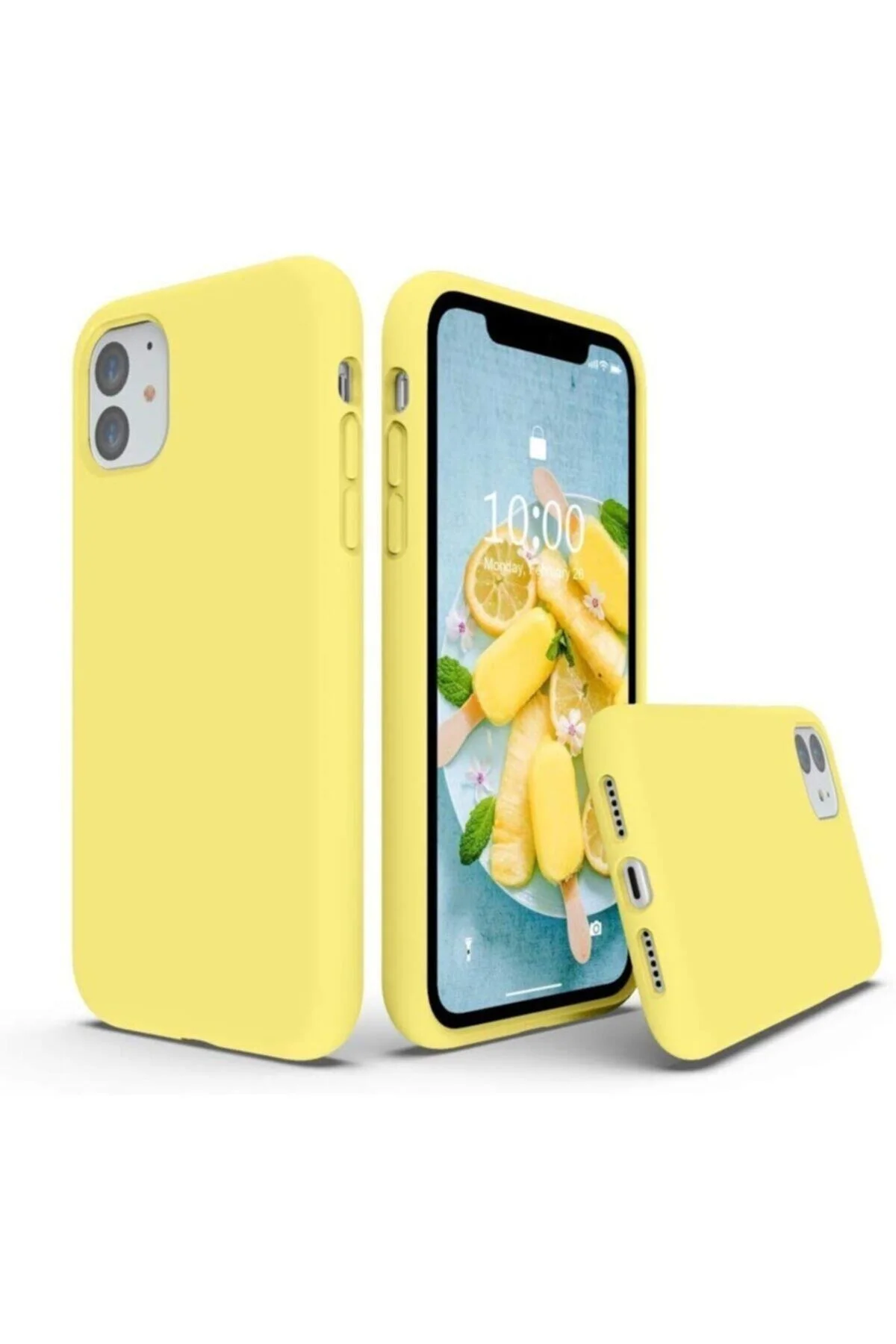 Xiaomi Redmi Note 9 Mor Silikon Kılıf - Logis Görsel 4