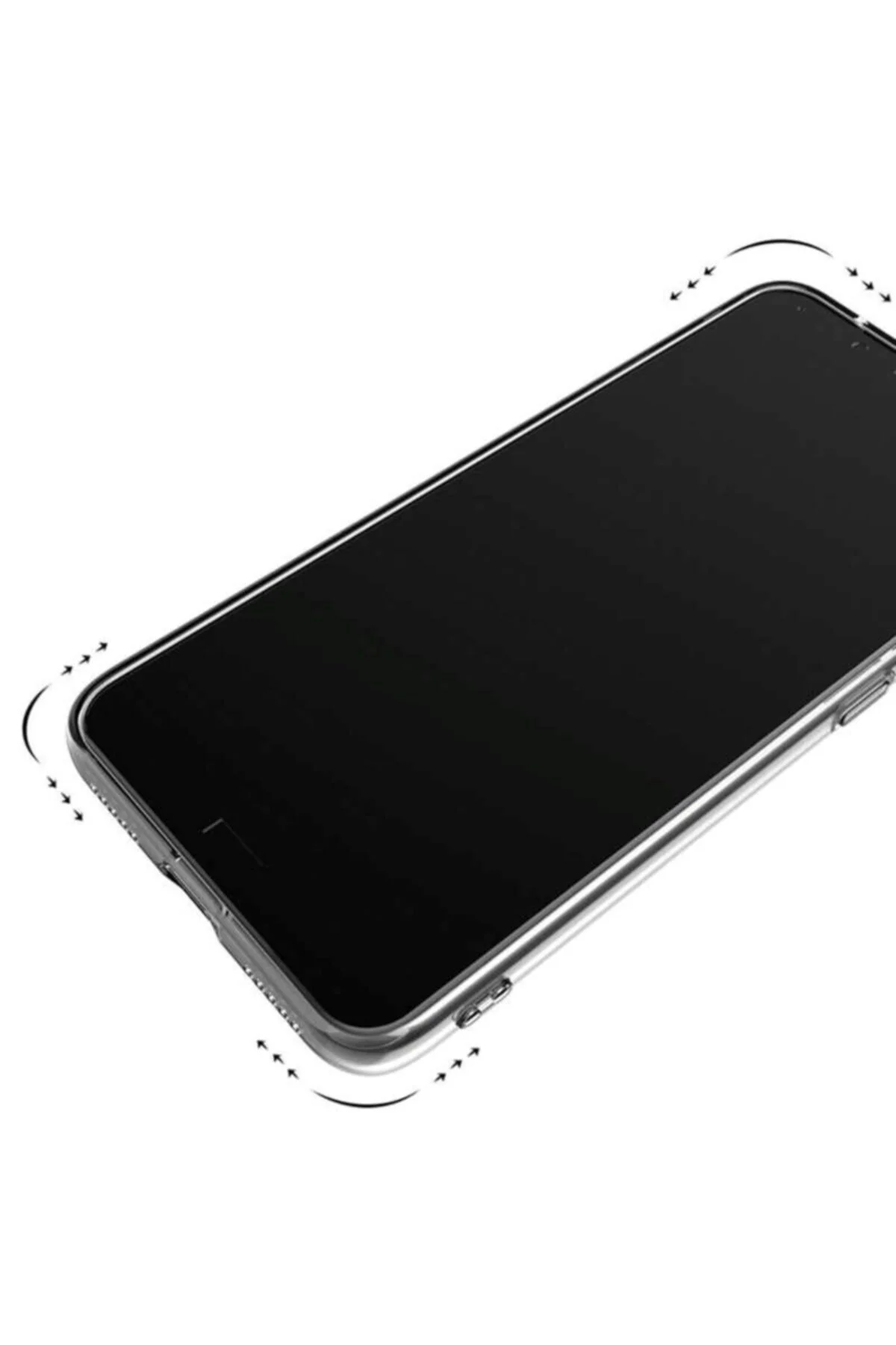 Galaxy A11 Lüks Şeffaf Silikon Kılıf - Logis Görsel 5