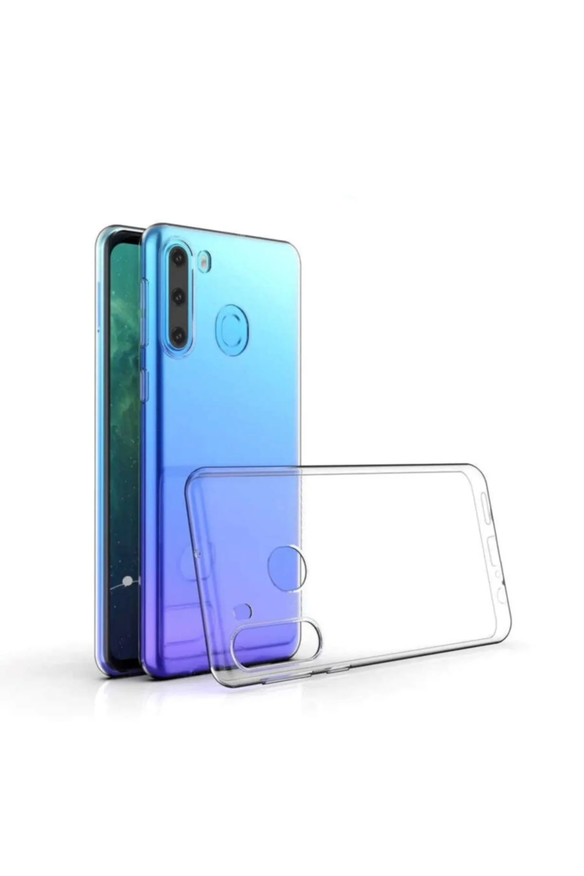 Galaxy A11 Lüks Şeffaf Silikon Kılıf - Logis Görsel 3