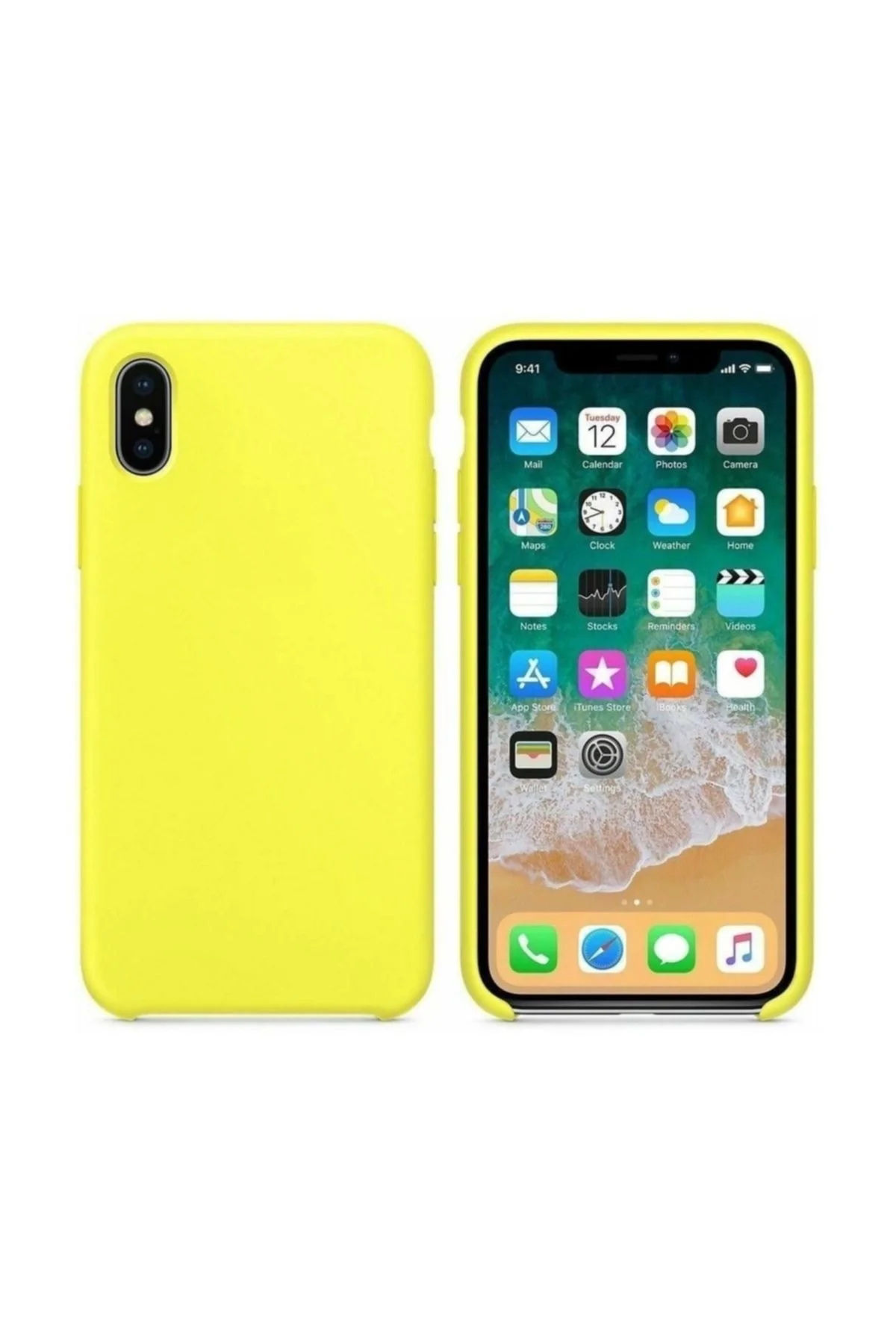 Apple Iphone Xs Max Kılıf Içi Kadife Tam Koruma Silikon Lansman