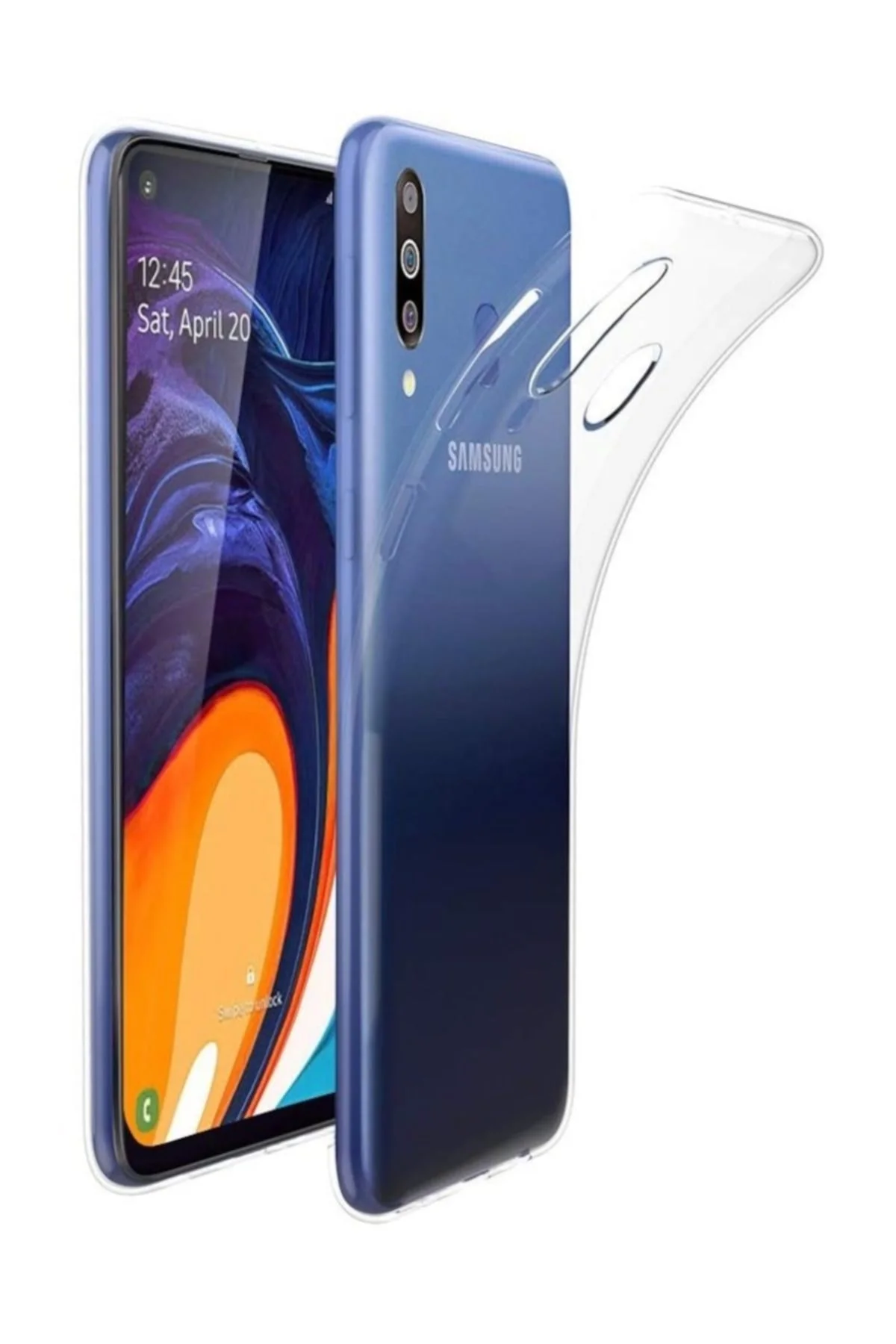 Samsung Galaxy A60 Premium Şeffaf Silikon Kılıf - Logis Görsel 4