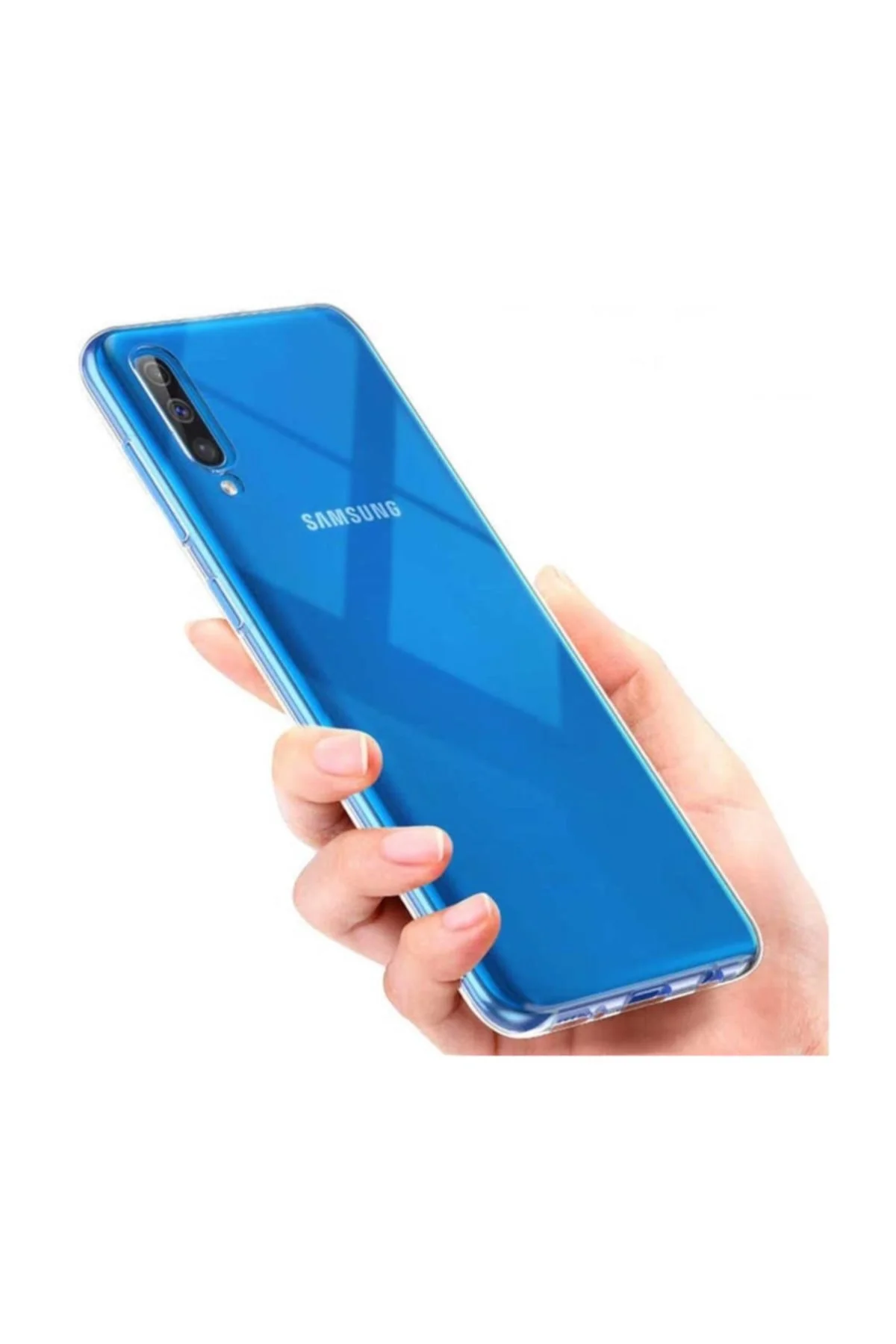 Samsung A30 Şeffaf Silikon Kılıf Ultra Ince 0,20 mm - Logis Görsel 2
