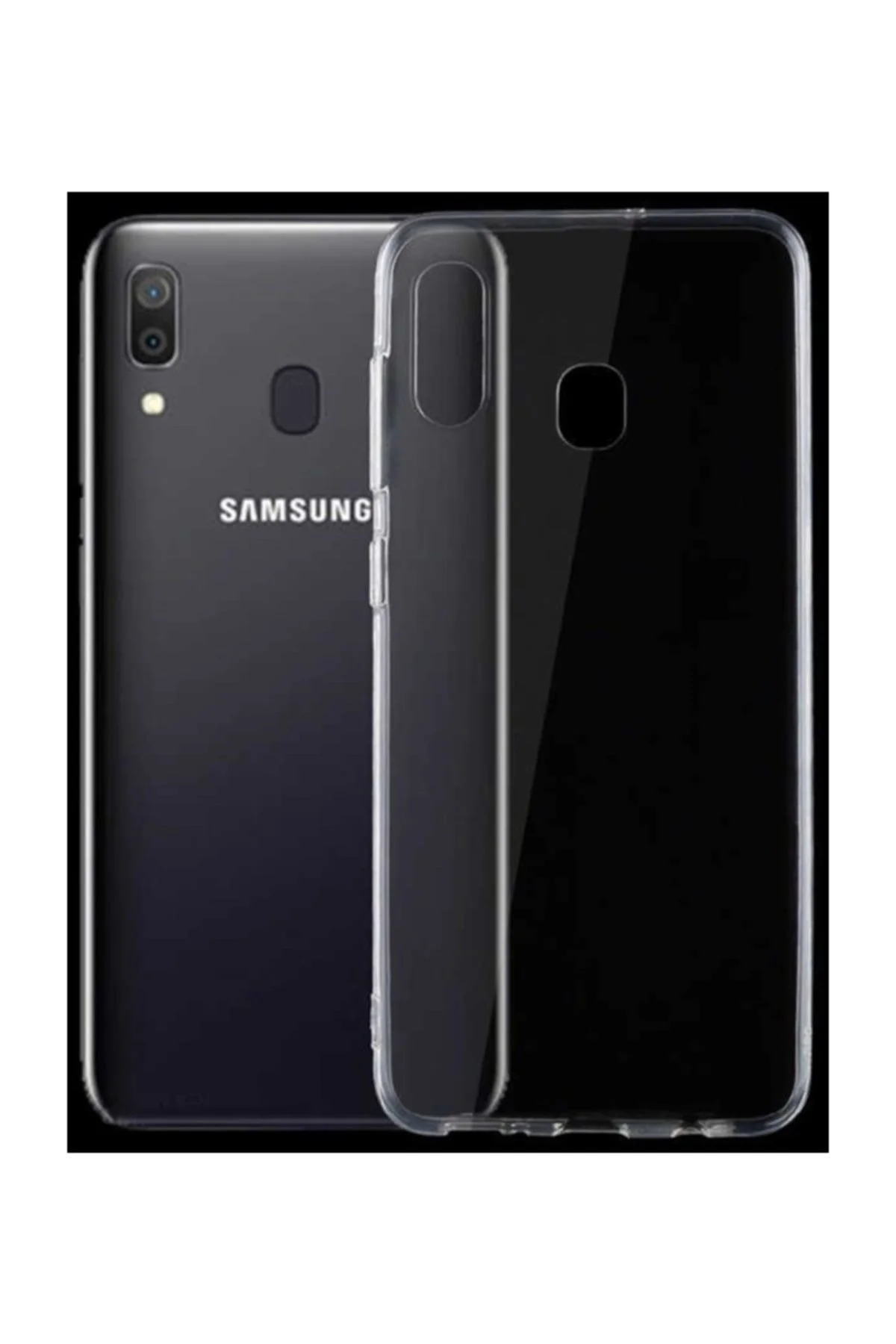 Samsung A20 Şeffaf Silikon Kılıf Ultra Ince 0,20 Mm - Logis Görsel 2