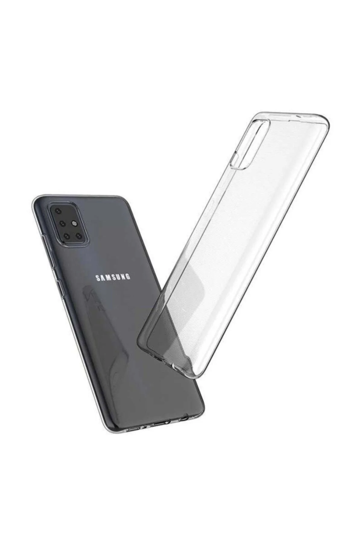 Samsung Galaxy A71 Kaliteli Şeffaf Süper Silikon Kılıf Cepaystore - Logis Görsel 5