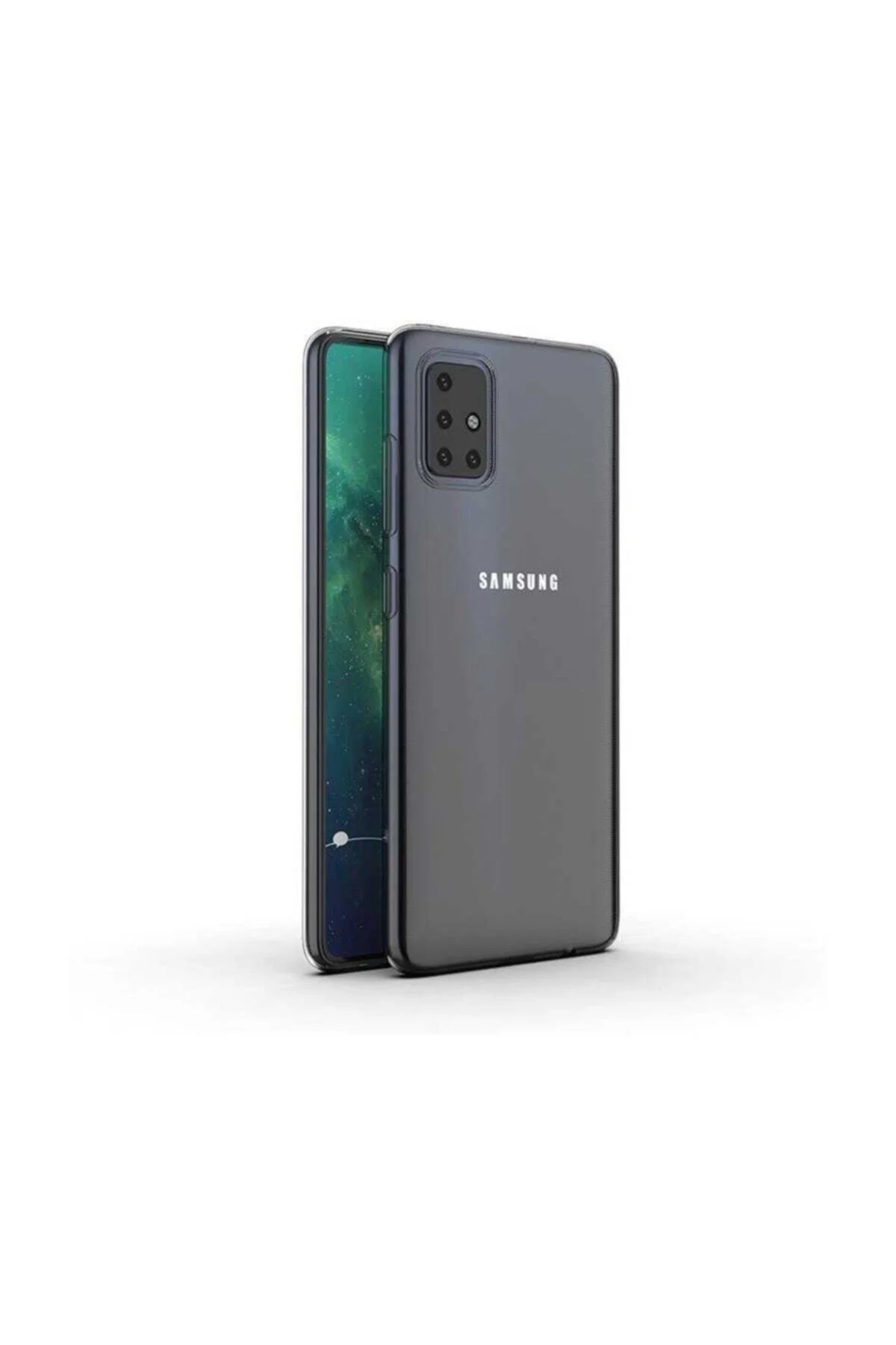 Samsung Galaxy A51 Kaliteli Şeffaf Süper Silikon Kılıf - Logis Görsel 6