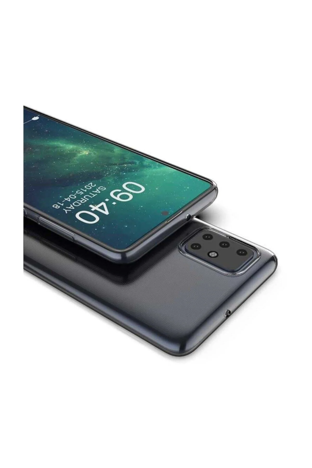 Samsung Galaxy A51 Kaliteli Şeffaf Süper Silikon Kılıf - Logis Görsel 7