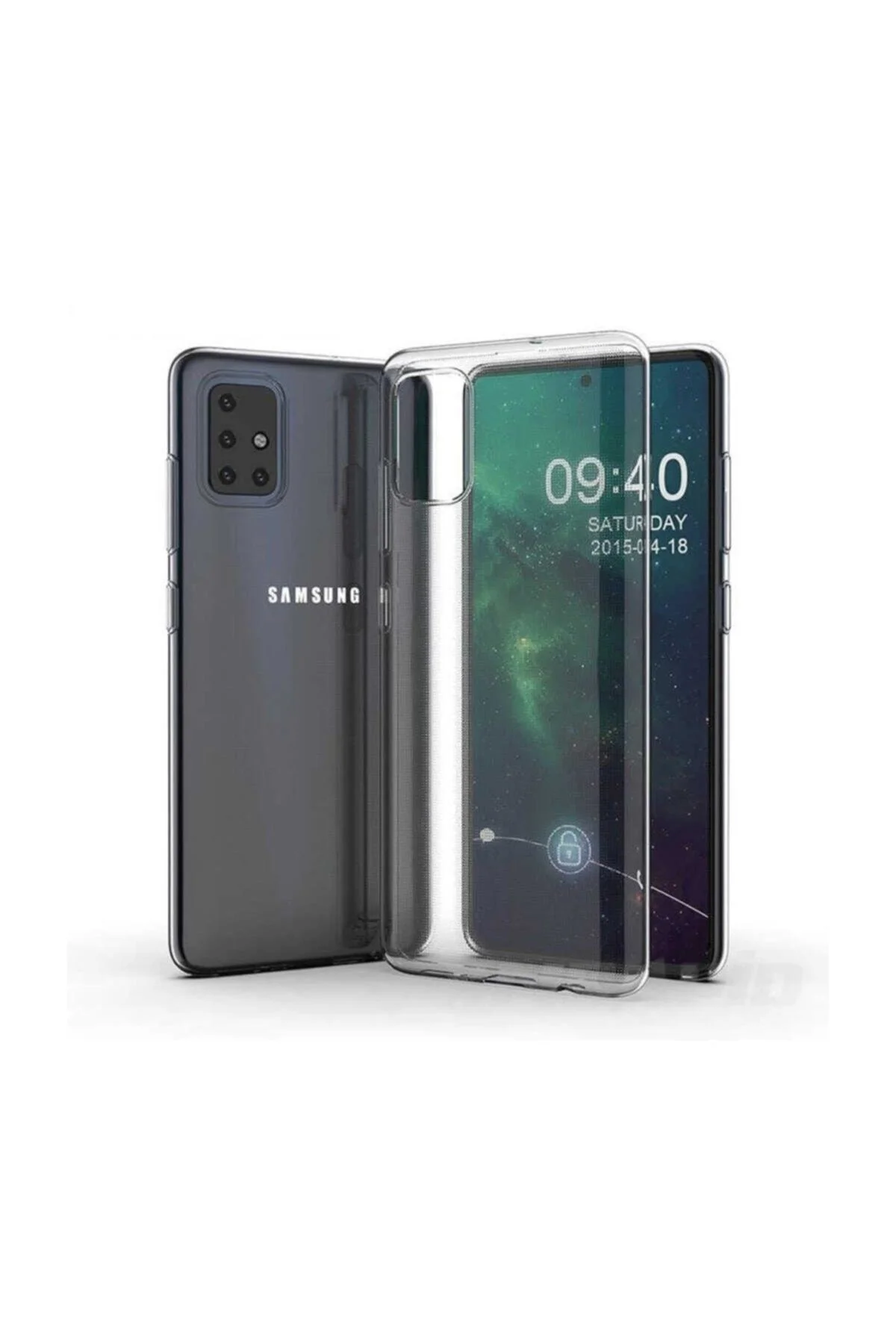 Samsung Galaxy A51 Kaliteli Şeffaf Süper Silikon Kılıf - Logis Görsel 5