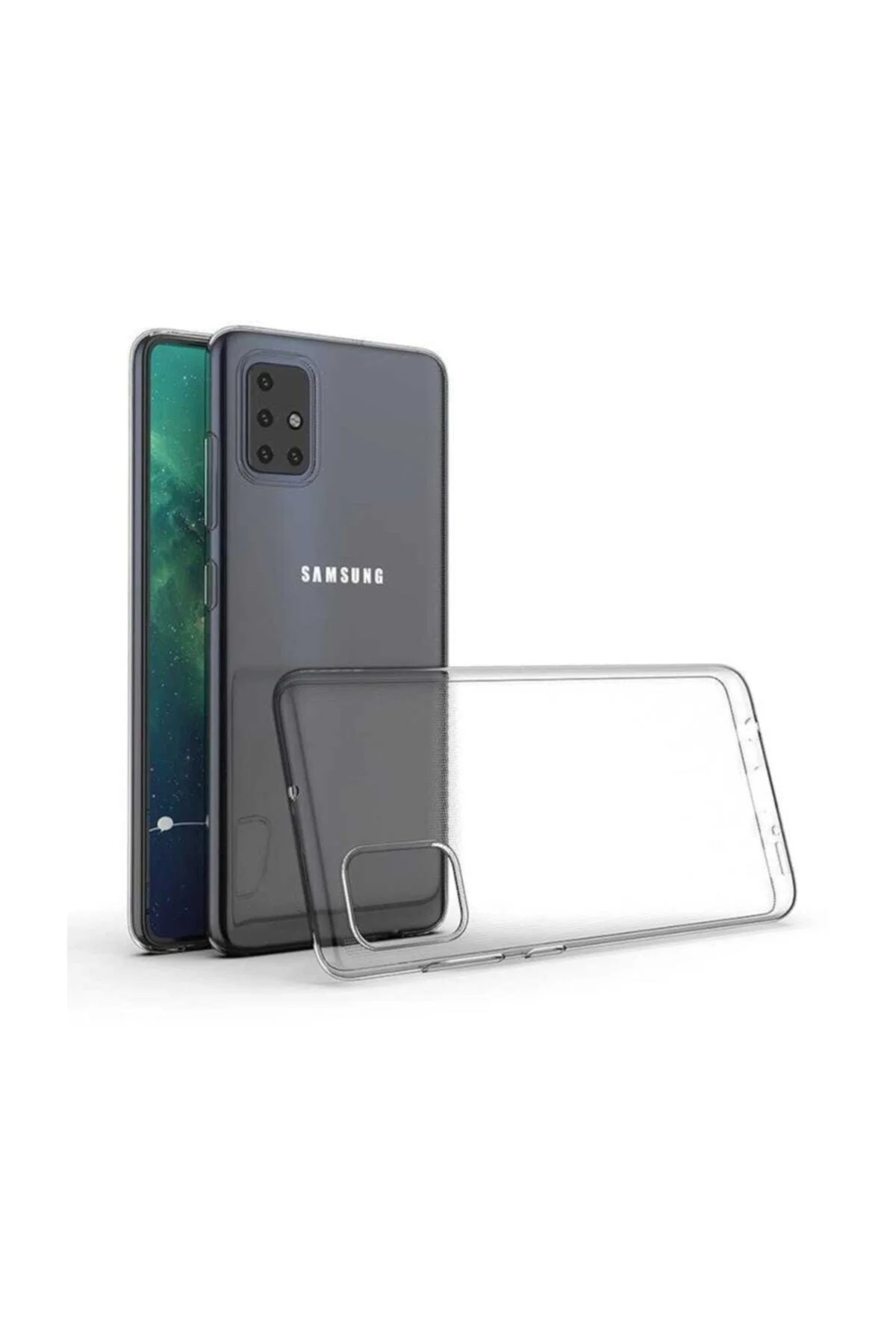 Samsung Galaxy A51 Kaliteli Şeffaf Süper Silikon Kılıf - Logis Görsel 2