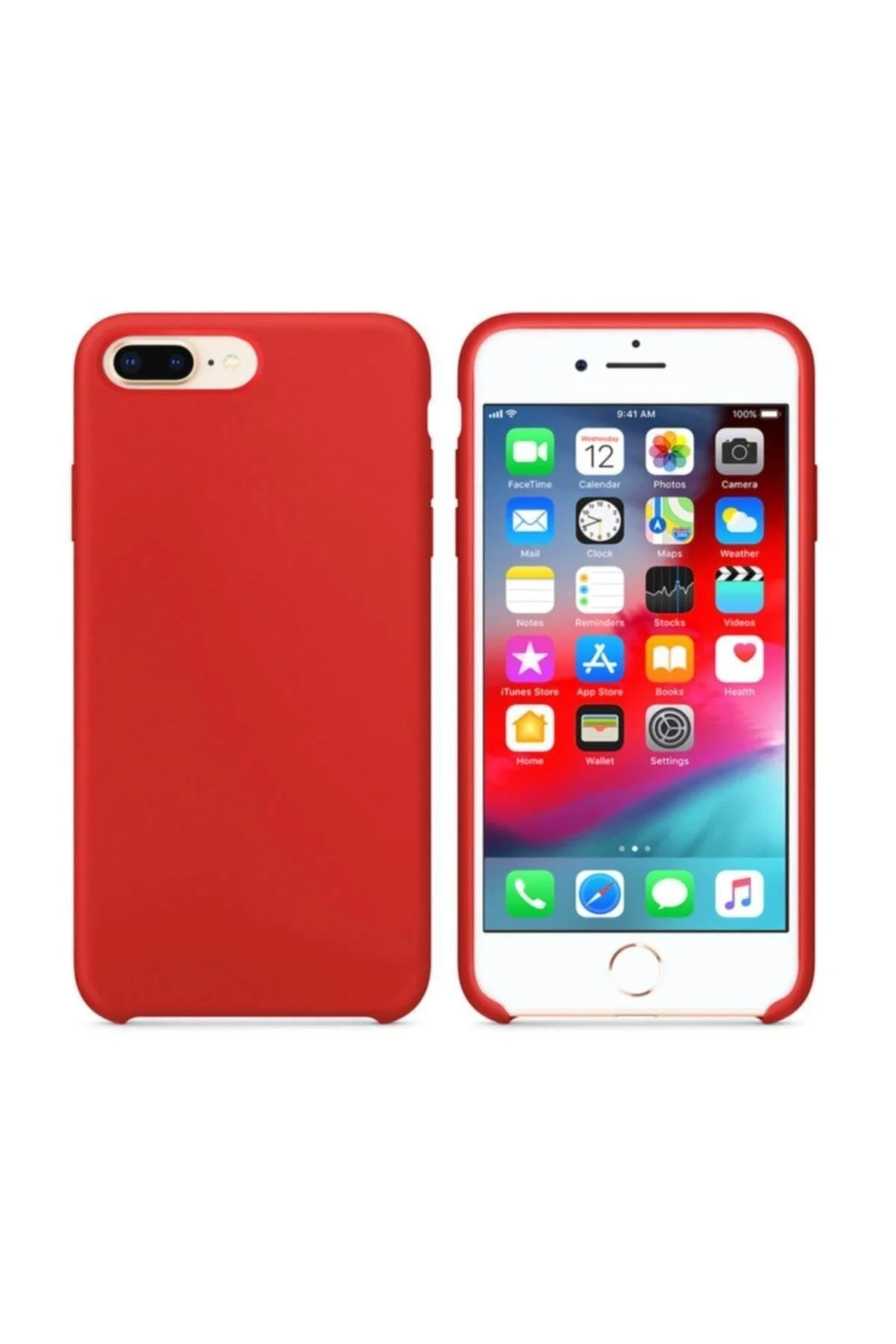 Apple Iphone 7 8 Plus Kılıf Içi Kadife Silikon Lansman Tam Koruma - Logis Görsel 2