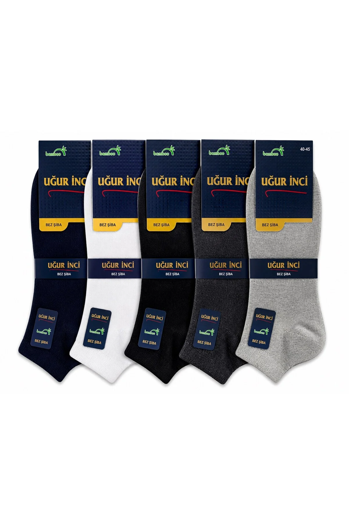 Bambu Çorap Unisex Nefes Alabilen Terletmez Yumuşak Günlük Çorap 3 lü paket