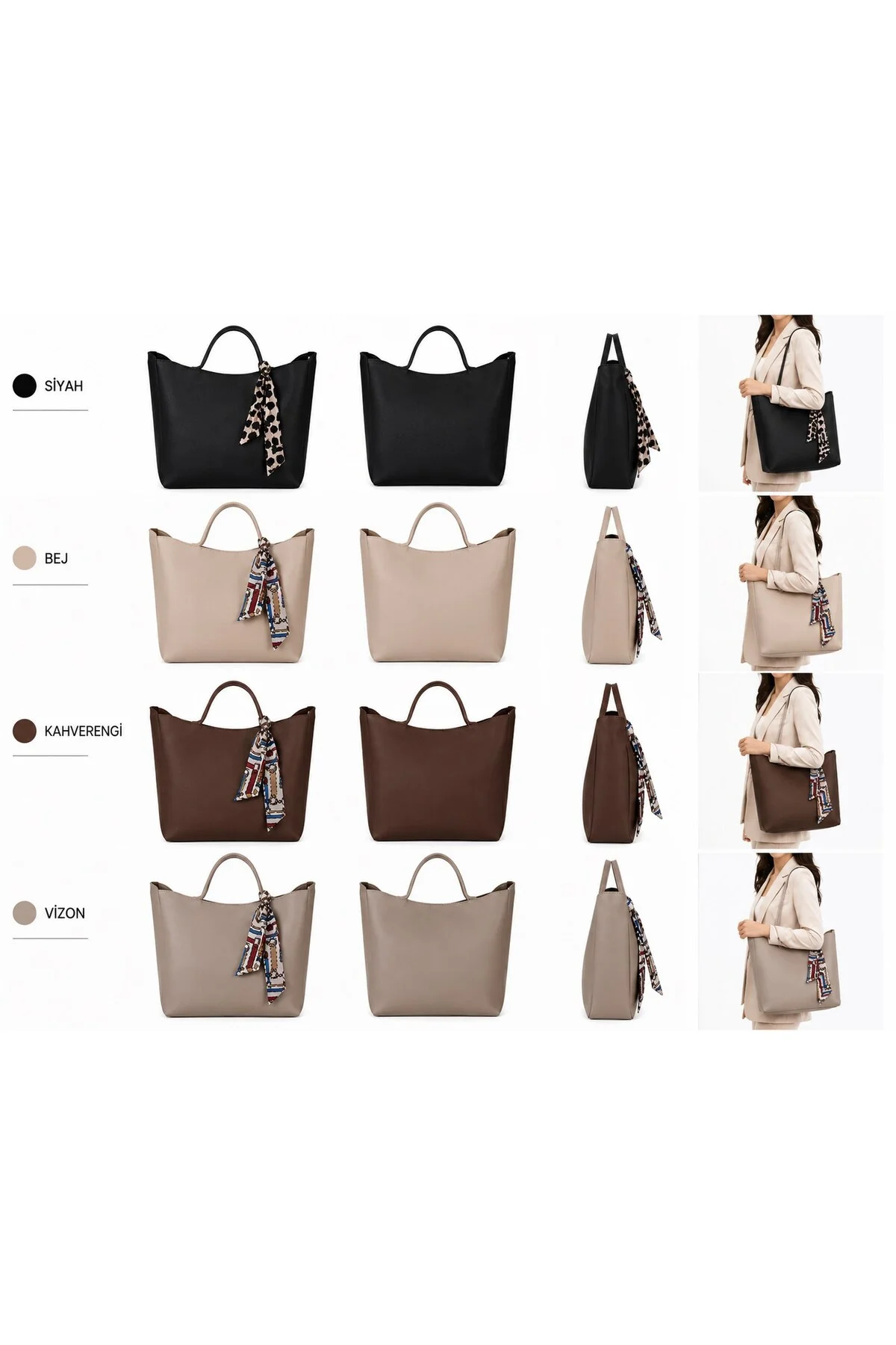 Kadın Omuz Çantası Günlük Kullanıma Uygun Şık Tasarım MY09 - Logis Görsel 3