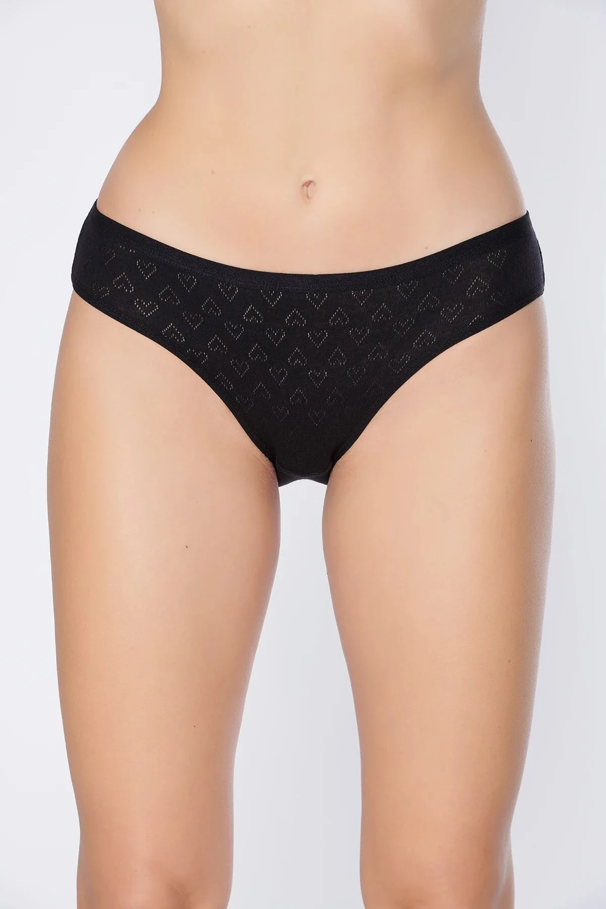 2708 Jakarlı Bikini Külot 12 li Paket Pamuklu Esnek Rahat Günlük Kullanım