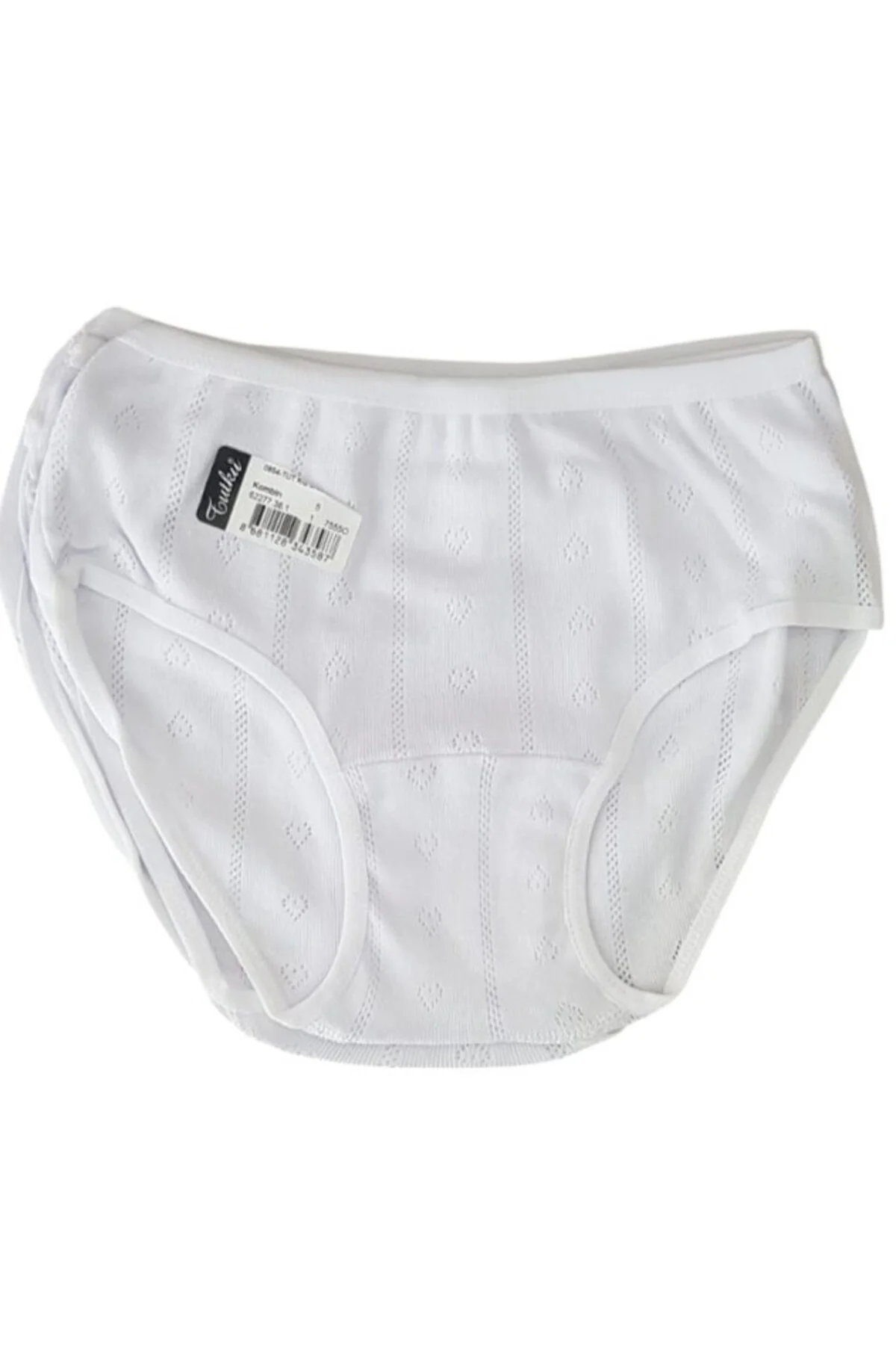 0854 Kız Çocuk Jakarlı Bato-Slip-Külot - 12'li Kombin - Tutku Görsel 4