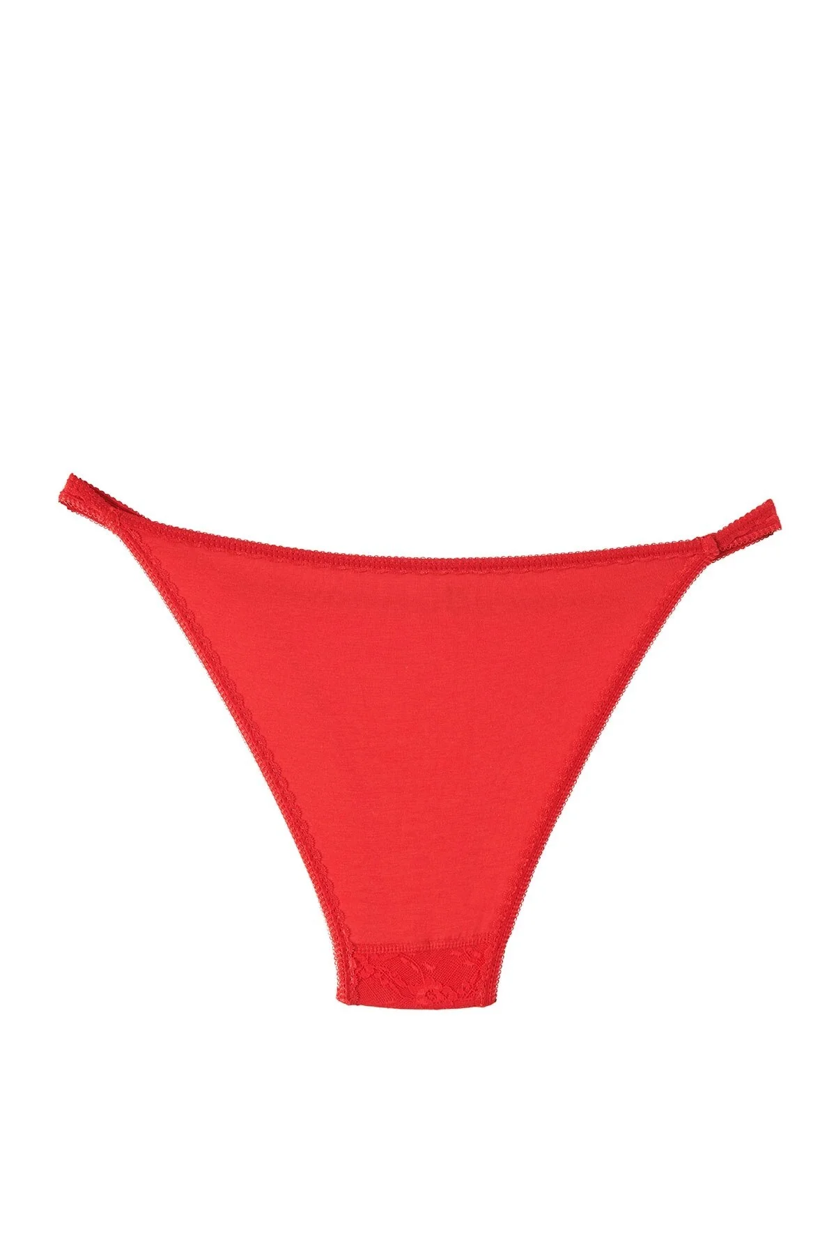12' li Kadın Çift Biyeli Önü Tüllü Bikini Külot - Tutku Görsel 2