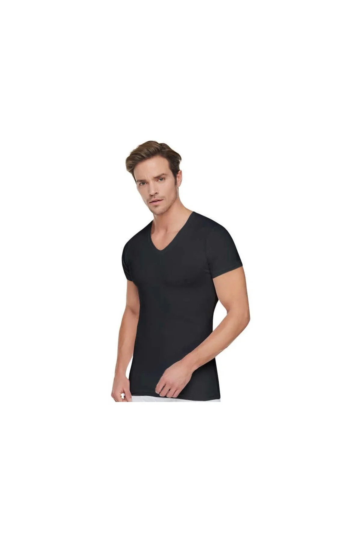 Erkek Ribana Spor Fanila 0107 6'lı Paket - Tutku Görsel 2
