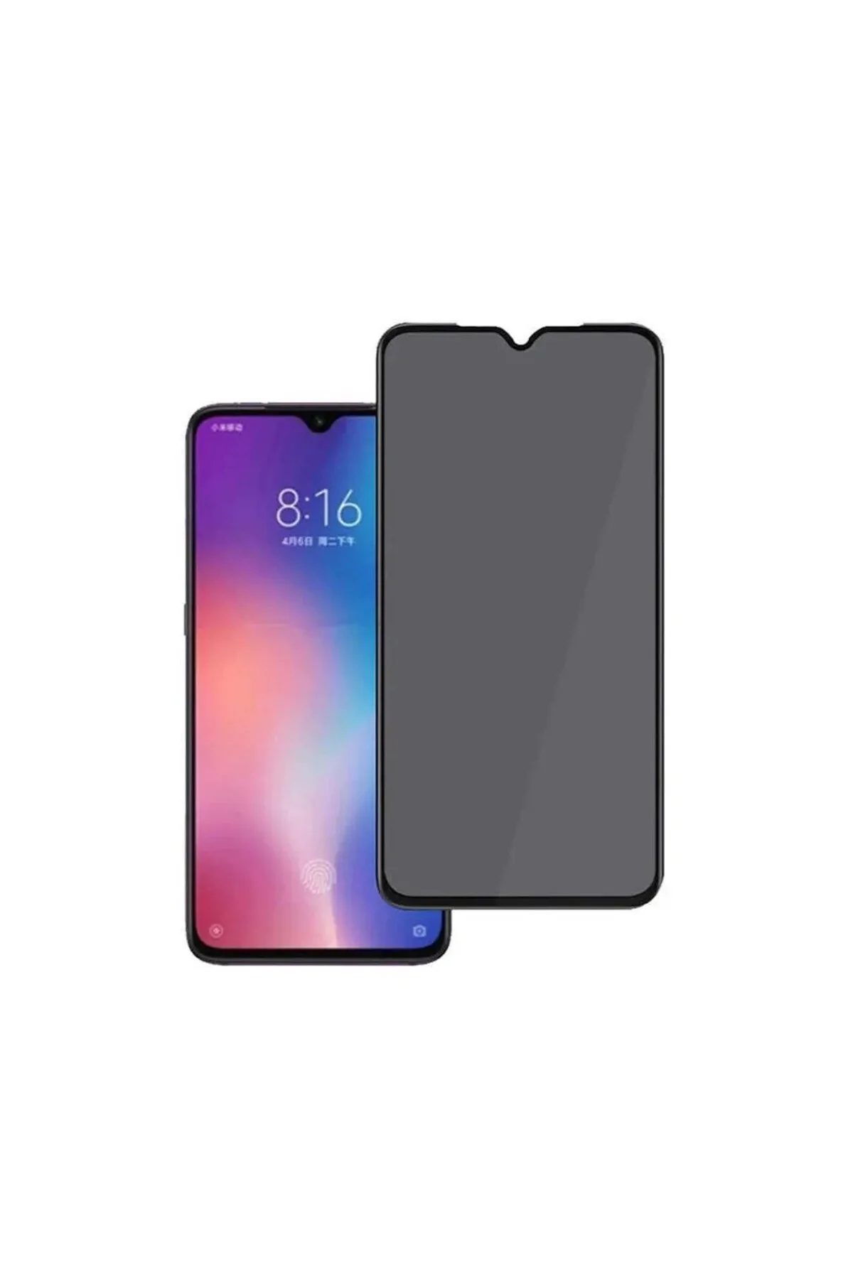 Samsung Galaxy A12 Prıvacy Mat Seramik Ekran Koruyucu - Logis Görsel 2