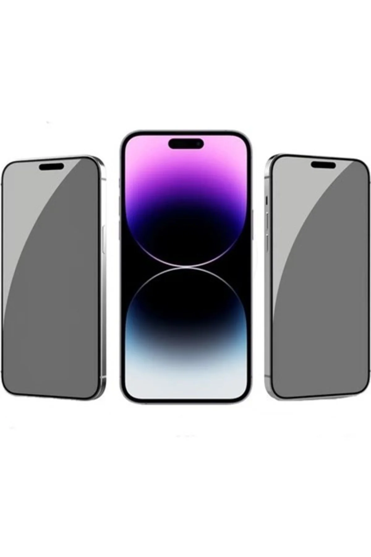 Apple iPhone 14 Pro Max Prıvacy Mat Seramik Ekran Koruyucu - Logis Görsel 2
