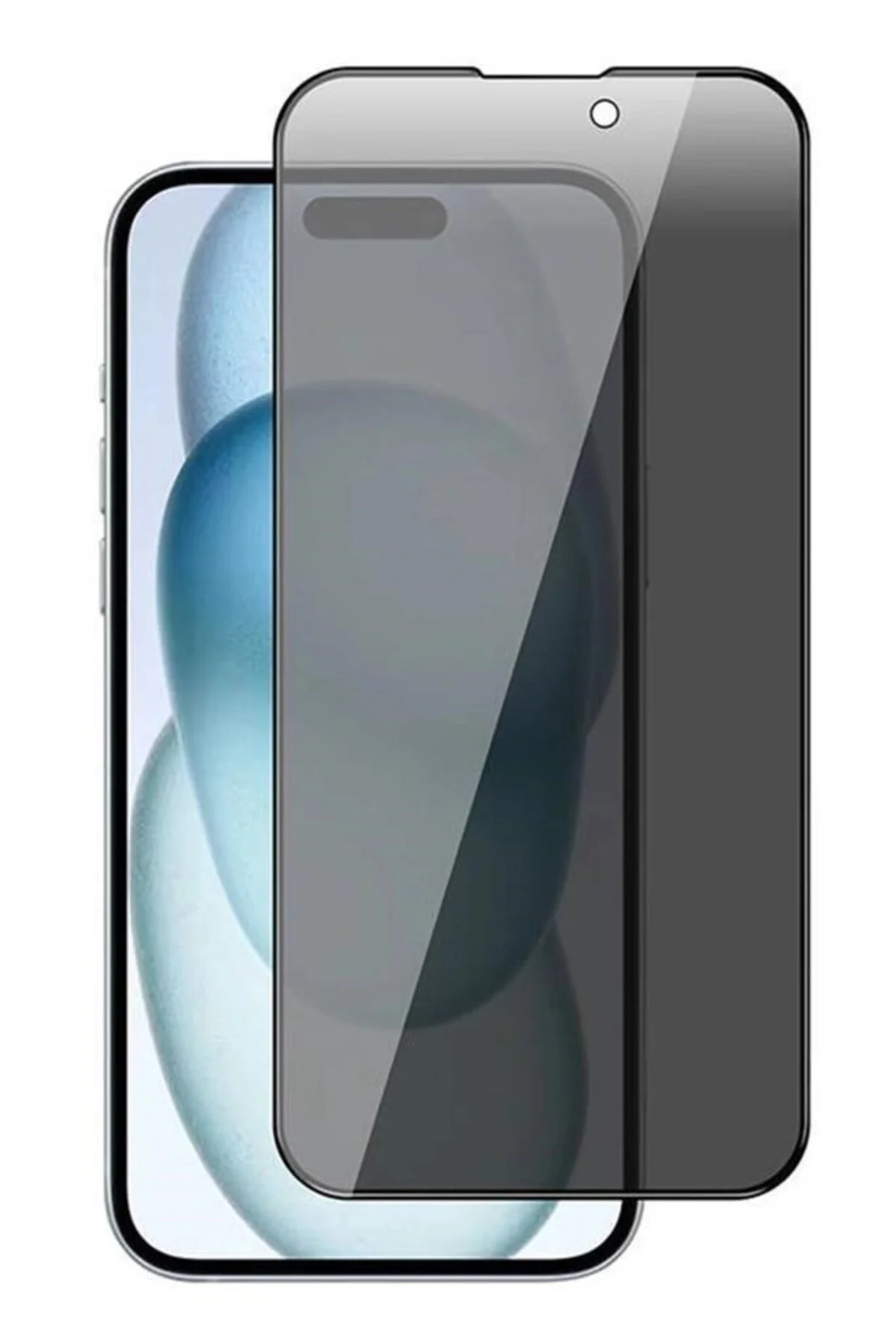 Apple iPhone 15 Plus Prıvacy Mat Seramik Ekran Koruyucu - Logis Görsel 5