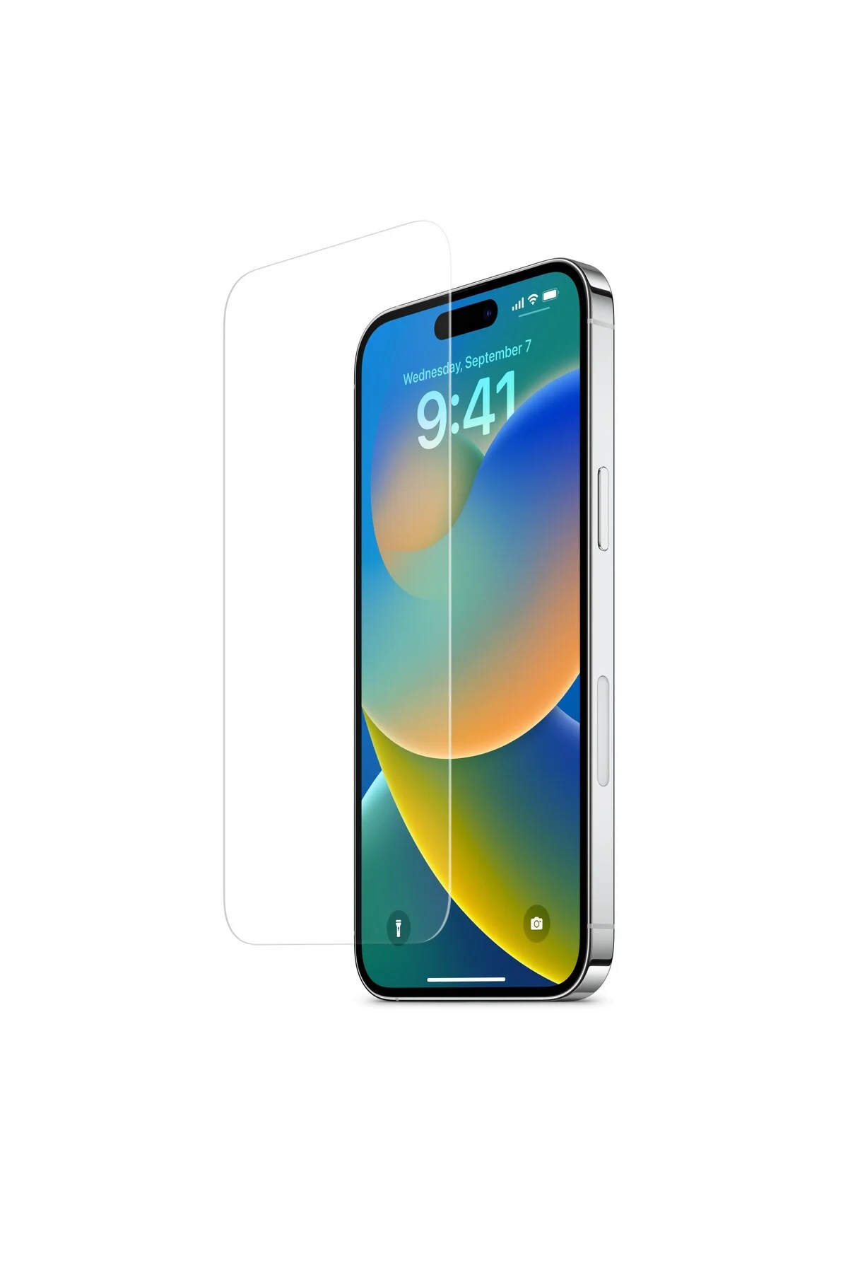 İphone 14 Pro 9D Mat Seramik Tam Kaplayan Ekran Koruyucu Cam - Logis Görsel 2