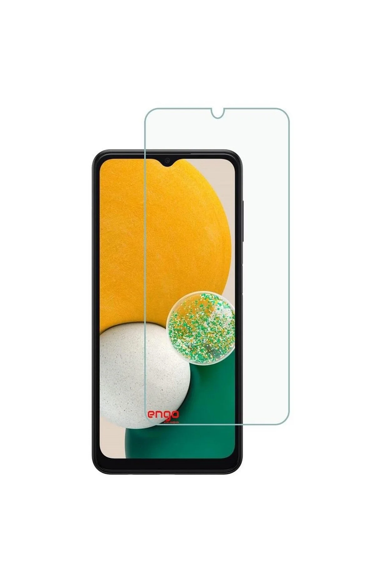 Samsung A13 9D Mat Seramik Tam Kaplayan Ekran Koruyucu Cam - Logis Görsel 2