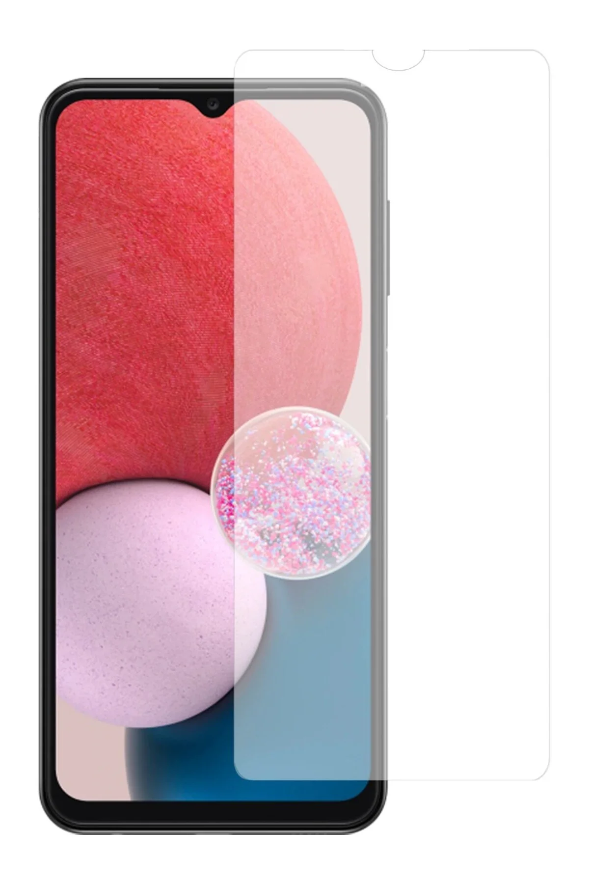 Samsung A13 9D Mat Seramik Tam Kaplayan Ekran Koruyucu Cam