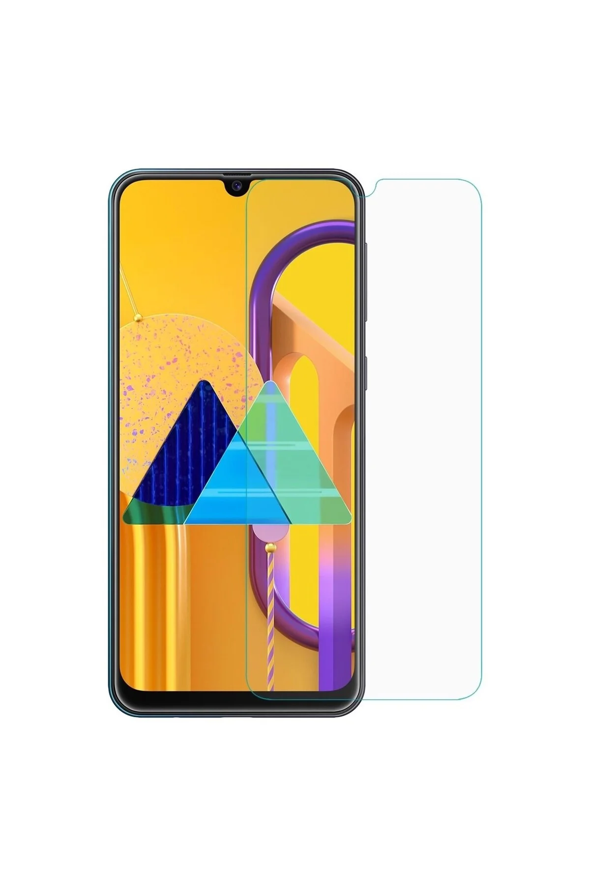 Samsung M51 9D Mat Seramik Tam Kaplayan Ekran Koruyucu Cam - Logis Görsel 2