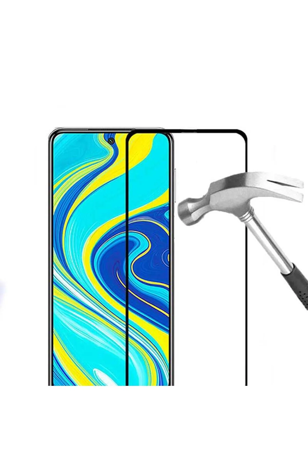 Xiaomi Poco X3 9D Mat Seramik Tam Kaplayan Ekran Koruyucu Cam - Logis Görsel 3