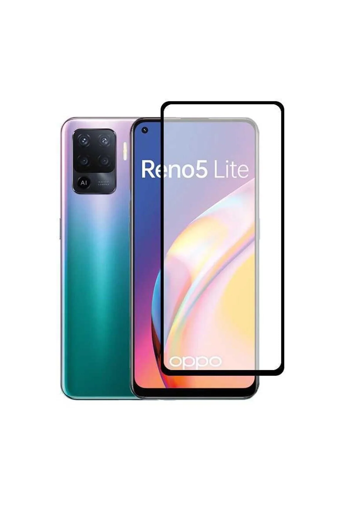 Oppo Reno 5 Lite 9D Mat Seramik Tam Kaplayan Ekran Koruyucu Cam