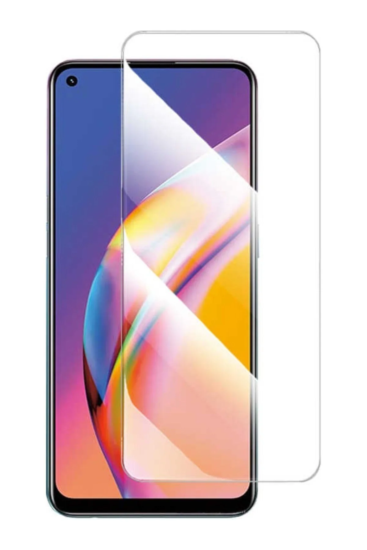 Oppo Reno 5 Lite 9D Mat Seramik Tam Kaplayan Ekran Koruyucu Cam - Logis Görsel 2