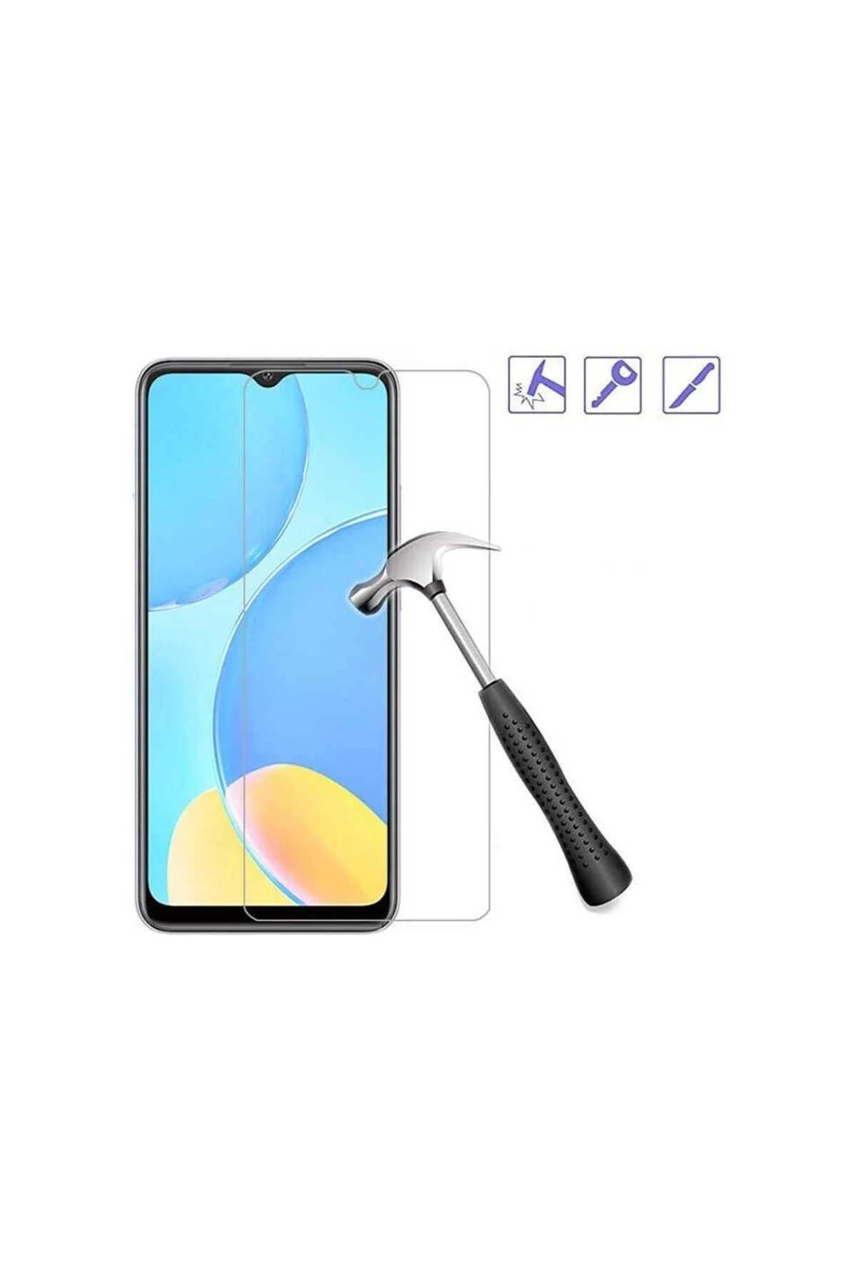 Oppo A73 9D Mat Seramik Tam Kaplayan Ekran Koruyucu Cam - Logis Görsel 4