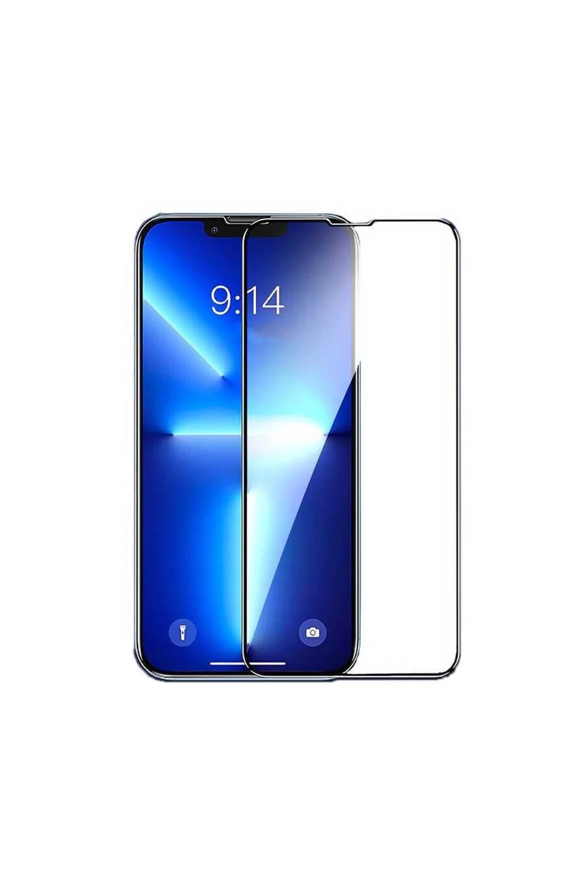 İphone 14 Plus 9D Seramik Tam Kaplayan Ekran Koruyucu Cam - Logis Görsel 3